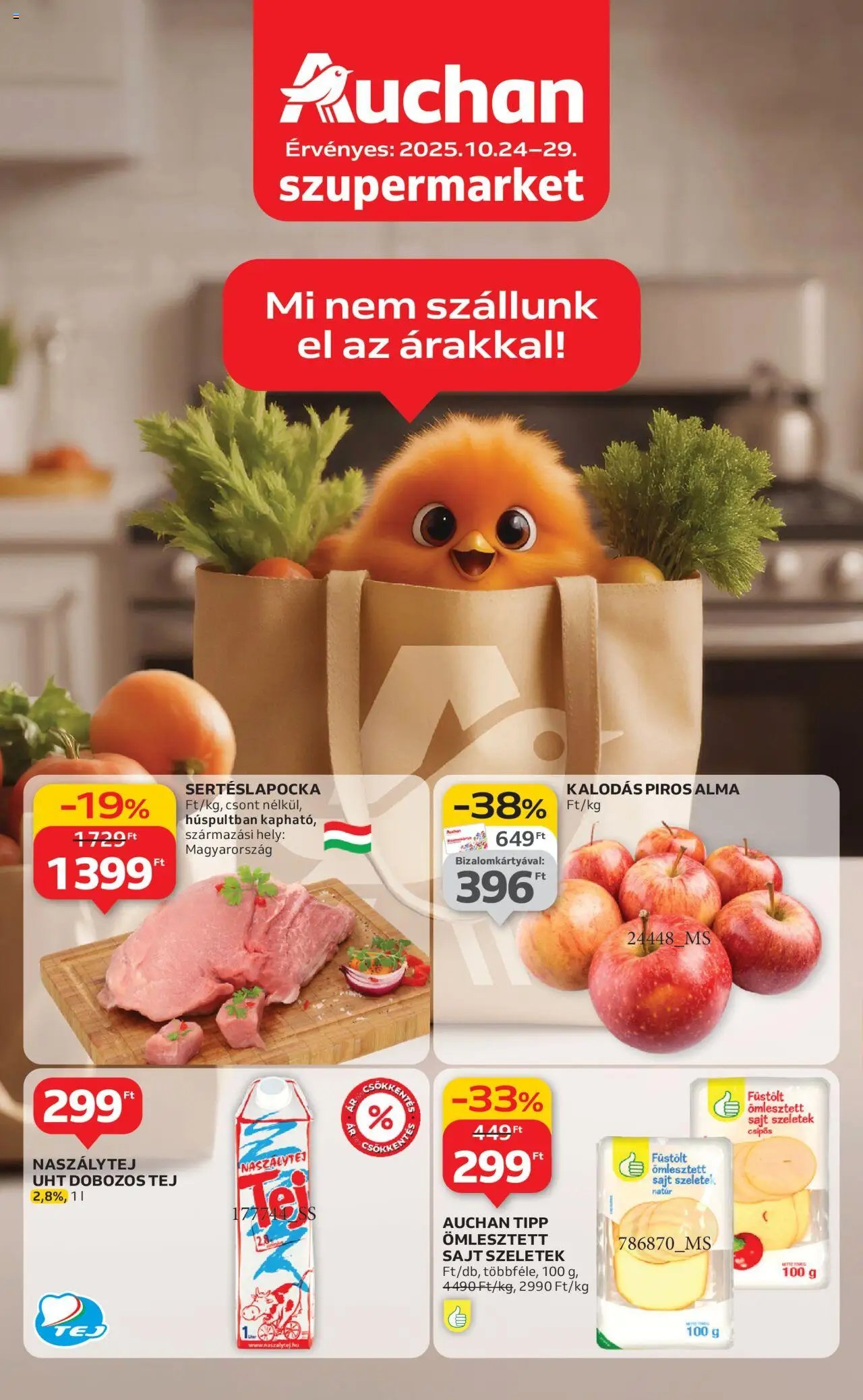 Auchan újság 2025.10.24. Szupermarket akciós újság (2025-10-24 - 2025-10-29)