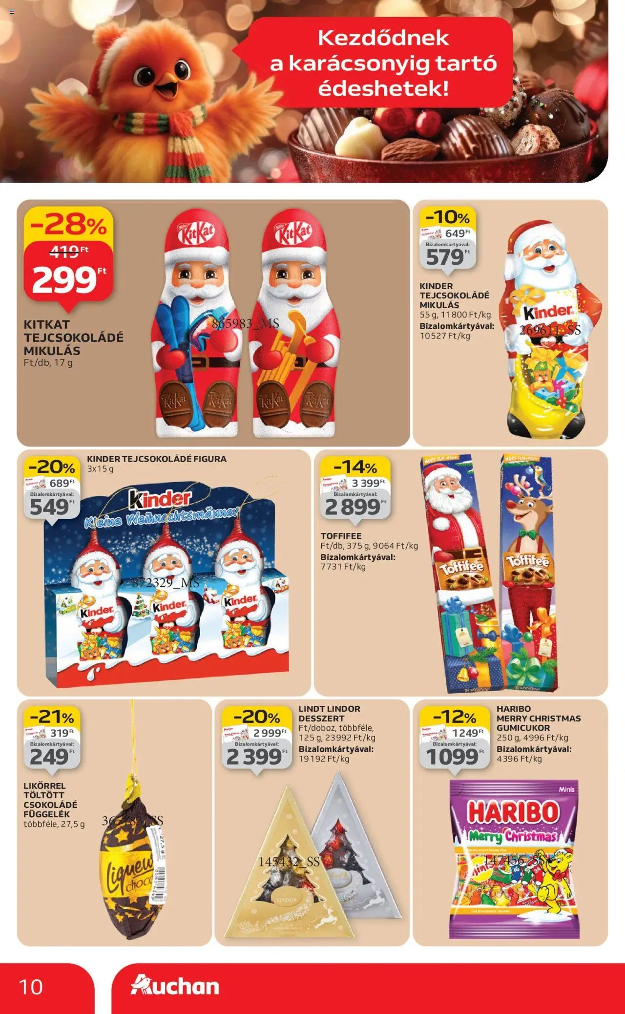 Auchan újság 2025.10.24. Szupermarket akciós újság (2025-10-24 - 2025-10-29)