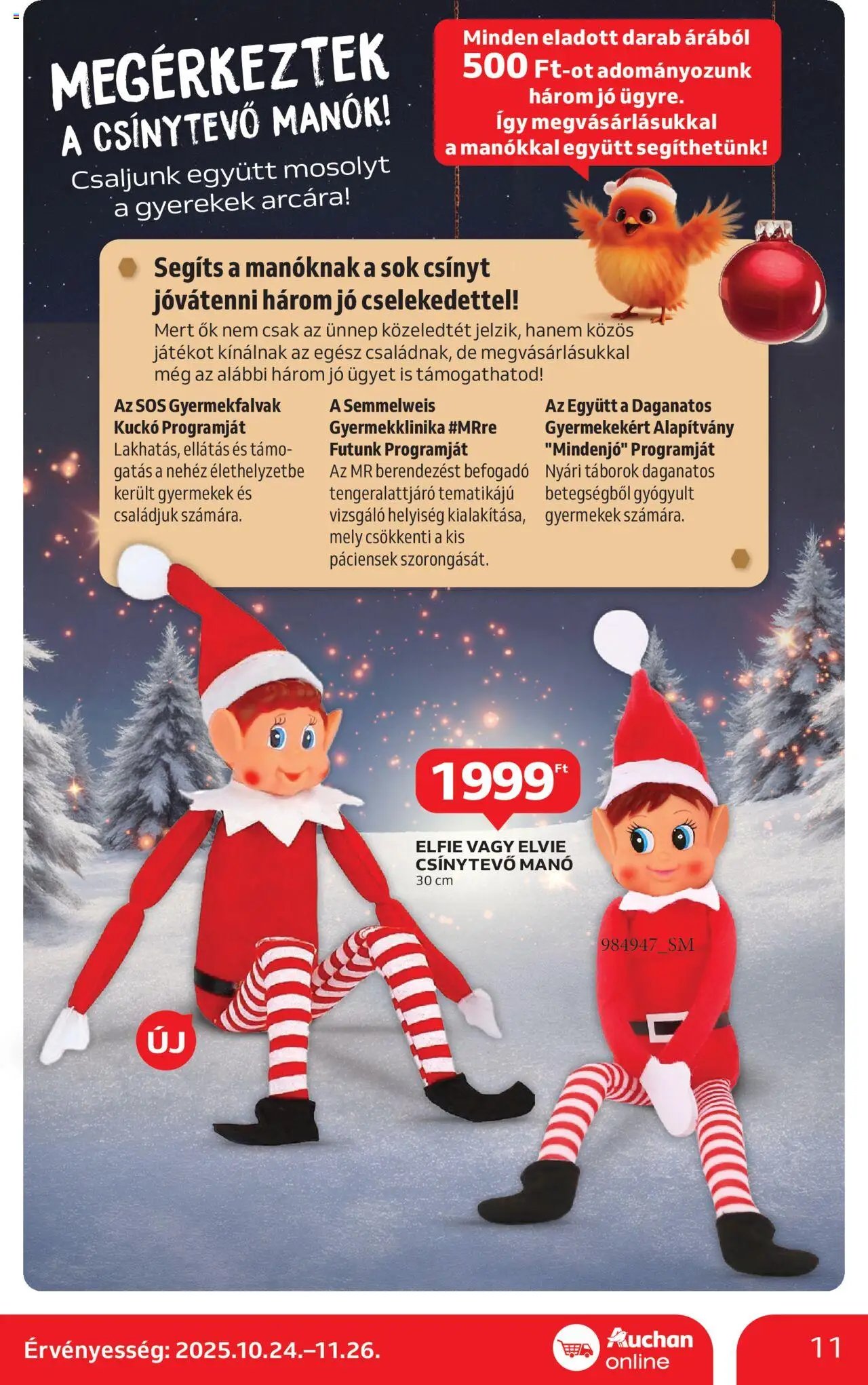 Auchan újság 2025.10.24. Szupermarket akciós újság (2025-10-24 - 2025-10-29)