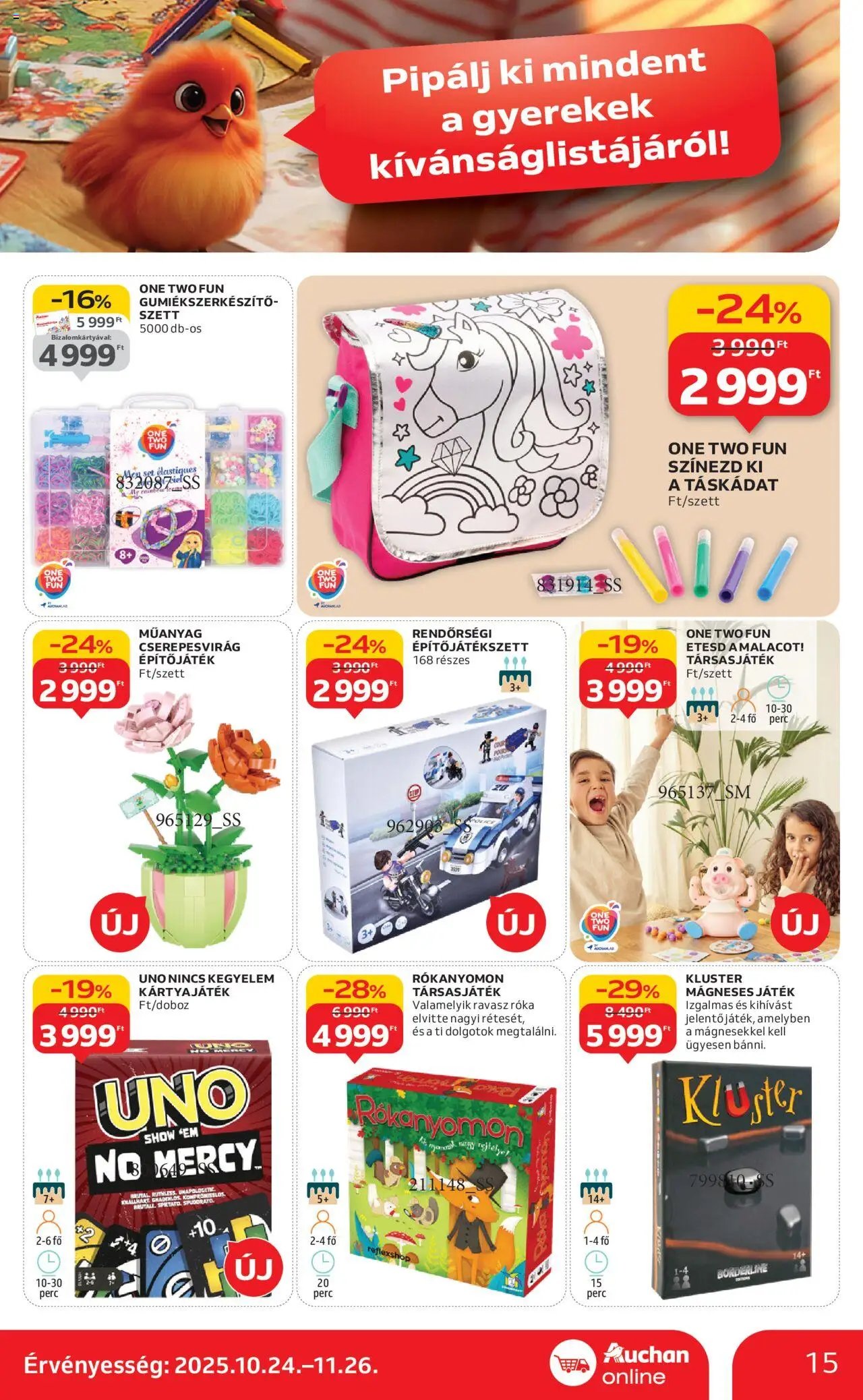 Auchan újság 2025.10.24. Szupermarket akciós újság (2025-10-24 - 2025-10-29)