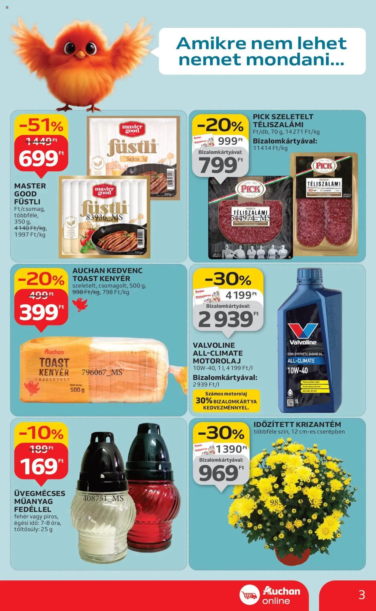 Auchan újság 2025.10.24. Szupermarket akciós újság (2025-10-24 - 2025-10-29)