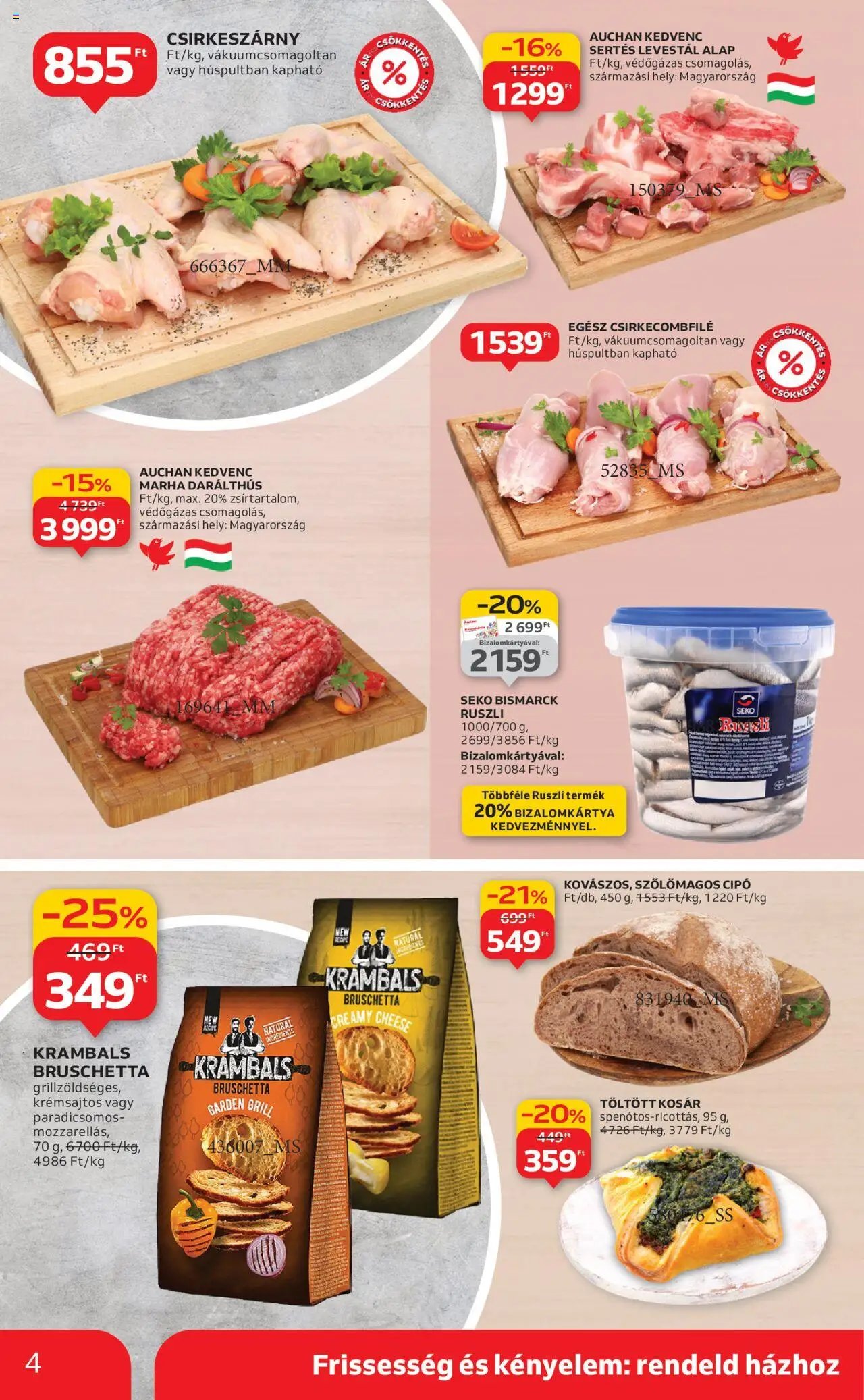 Auchan újság 2025.10.24. Szupermarket akciós újság (2025-10-24 - 2025-10-29)