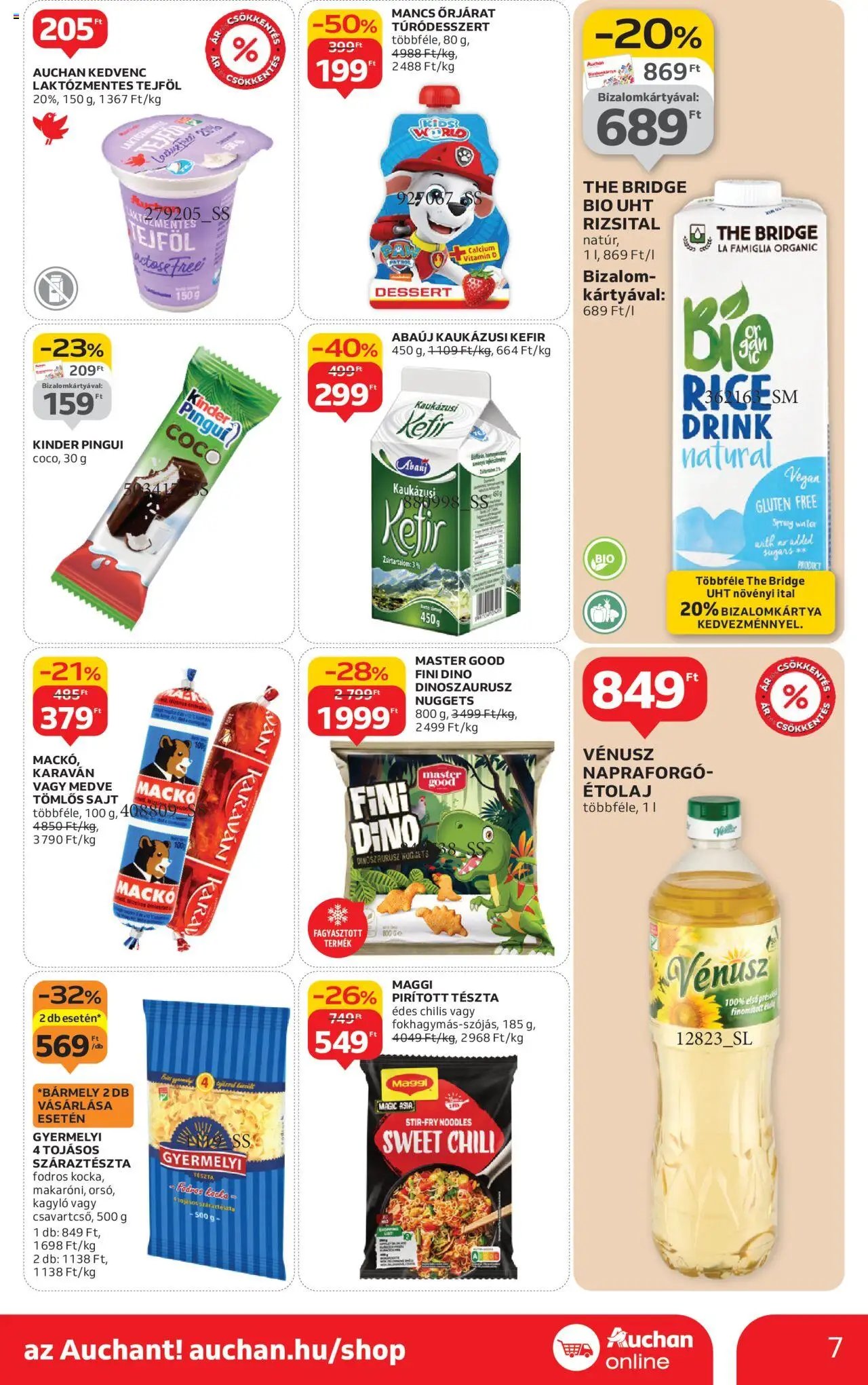 Auchan újság 2025.10.24. Szupermarket akciós újság (2025-10-24 - 2025-10-29)