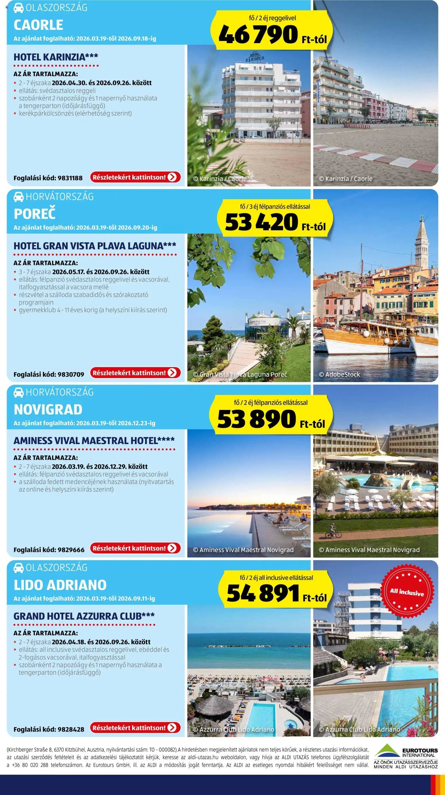 Aldi újság 2026.03.19. Aldi Utazás katalógus (2026-03-19 - 2026-03-25)