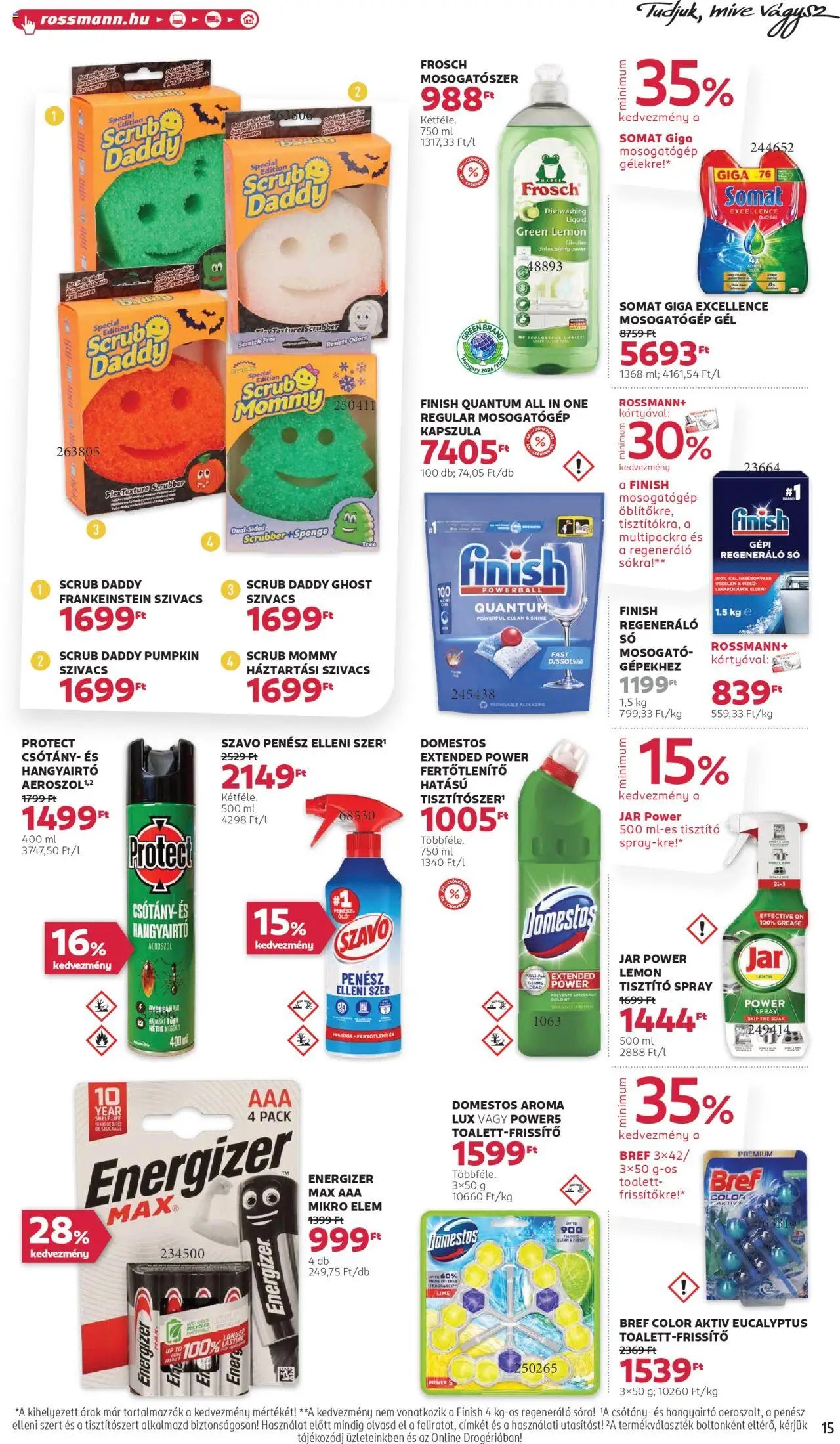 Rossmann újság 2025.10.20. Akciós újság Rossmann (2025-10-20 - 2025-10-31)