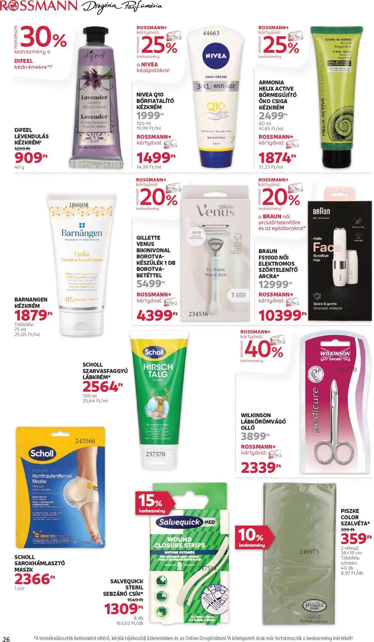 Rossmann újság 2025.10.20. Akciós újság Rossmann (2025-10-20 - 2025-10-31)