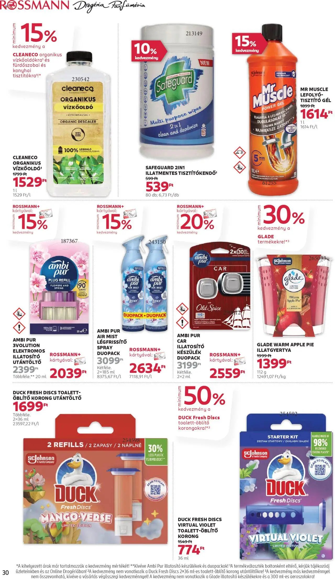 Rossmann újság 2025.10.20. Akciós újság Rossmann (2025-10-20 - 2025-10-31)