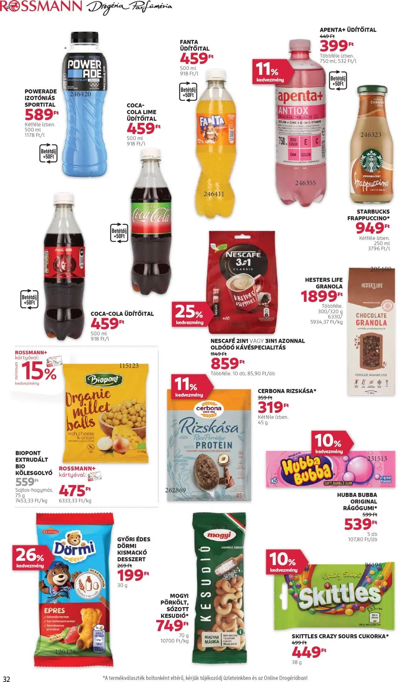 Rossmann újság 2025.10.20. Akciós újság Rossmann (2025-10-20 - 2025-10-31)