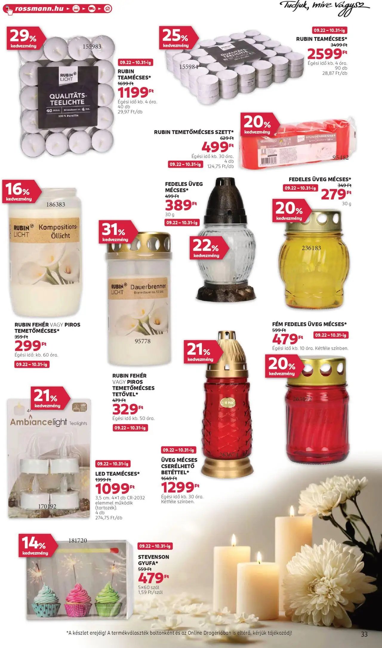 Rossmann újság 2025.10.20. Akciós újság Rossmann (2025-10-20 - 2025-10-31)