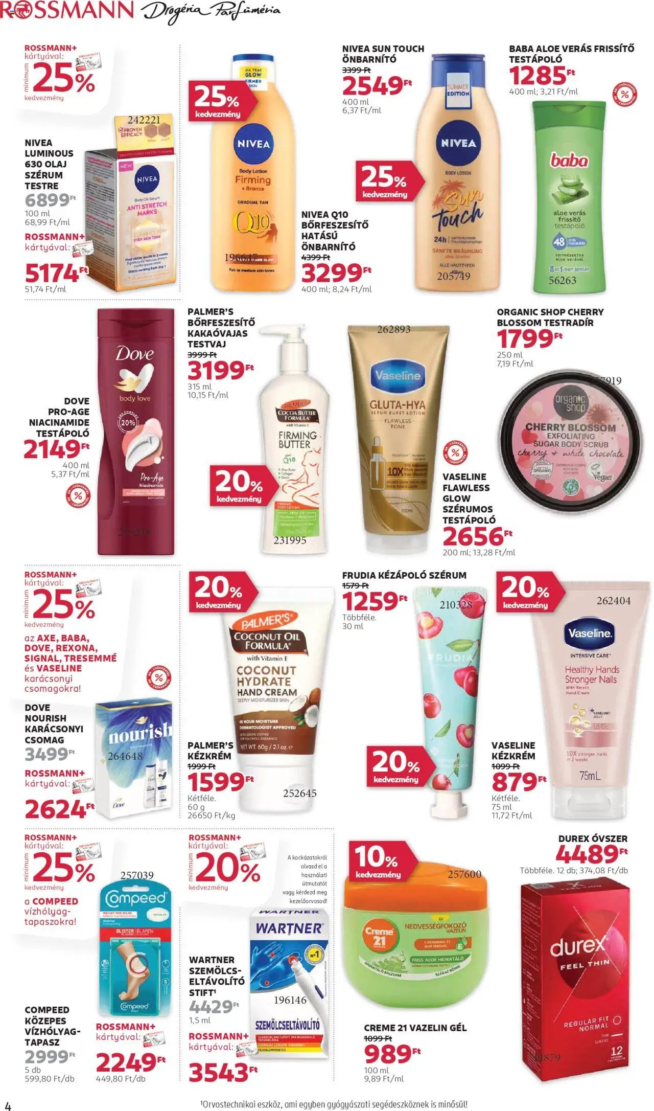 Rossmann újság 2025.10.20. Akciós újság Rossmann (2025-10-20 - 2025-10-31)
