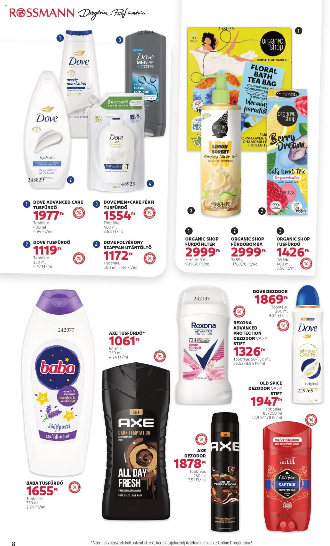 Rossmann újság 2025.10.20. Akciós újság Rossmann (2025-10-20 - 2025-10-31)