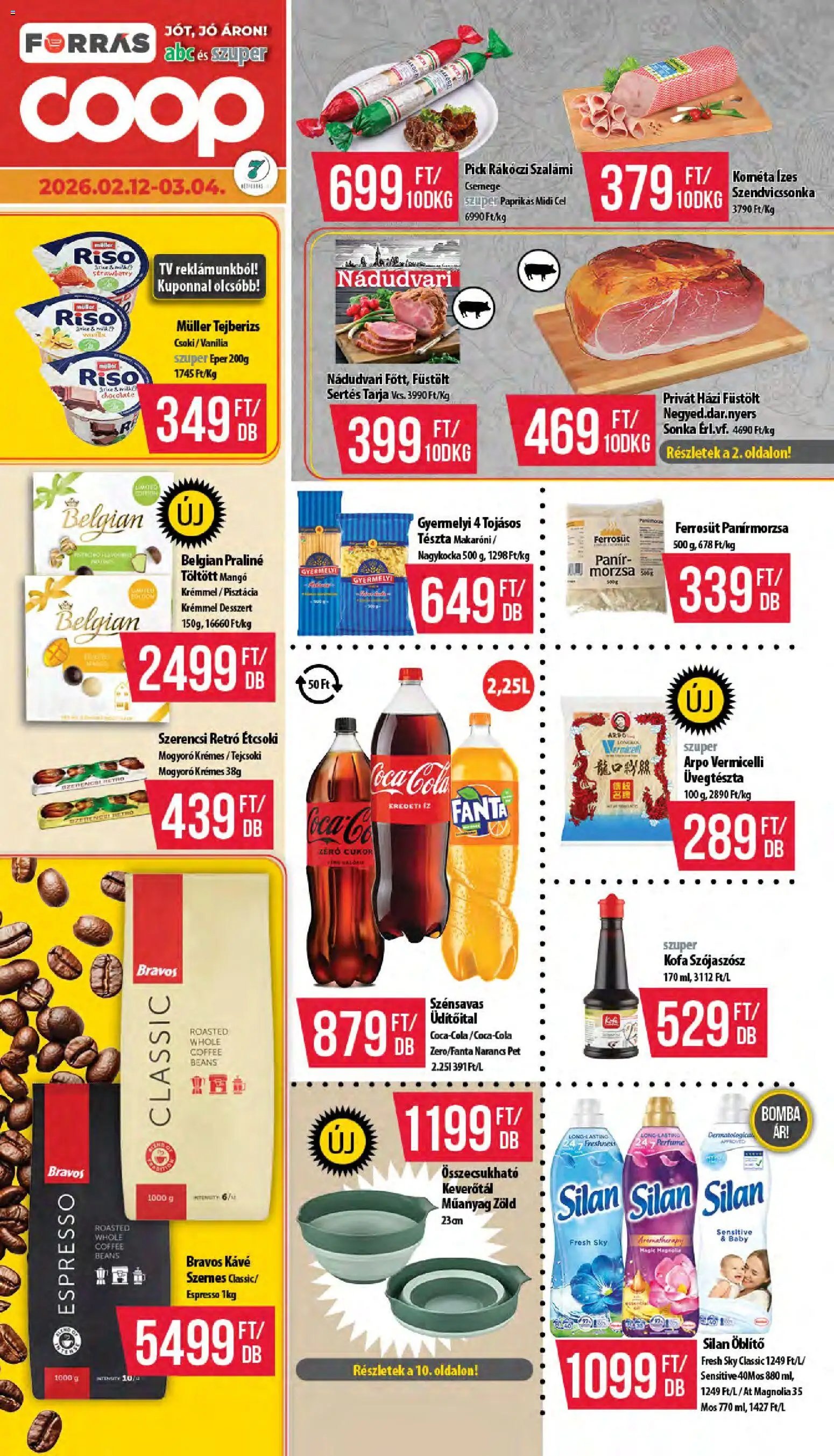 COOP újság 2026.02.12. Akciós újság COOP (2026-02-12 - 2026-03-04)