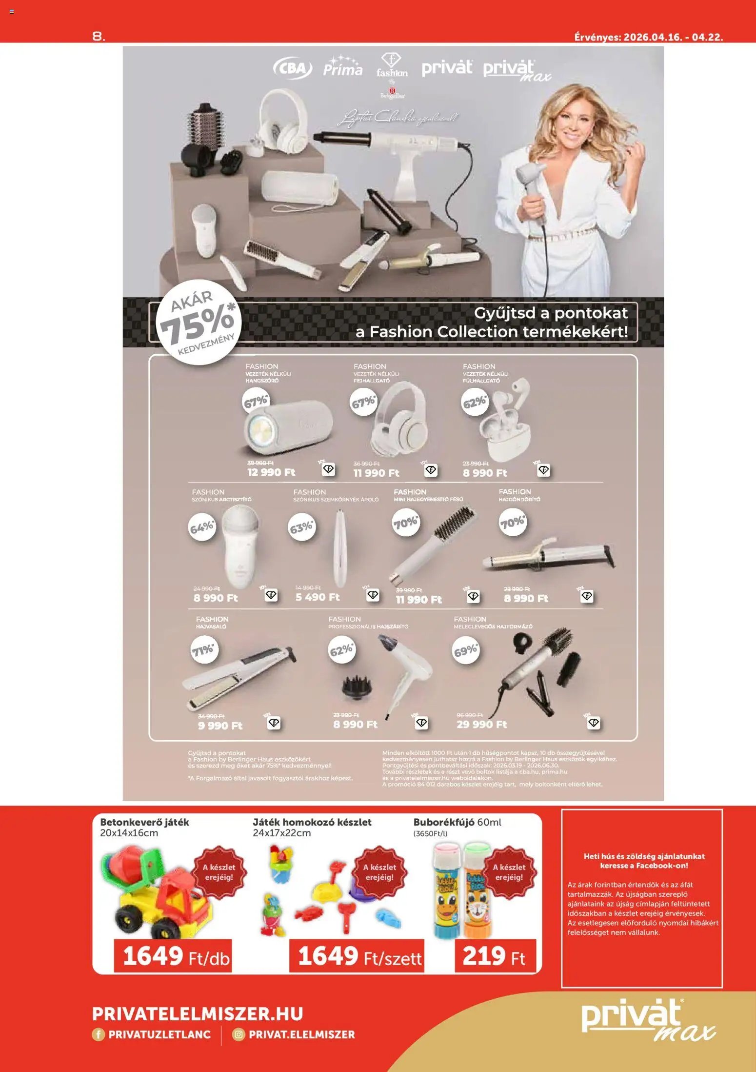 PRIVÁT újság 2026.04.16. PRIVÁT Aktuális szórólap MAX (2026-04-16 - 2026-04-22)