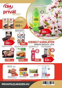 PRIVÁT újság 2026.04.16. PRIVÁT Aktuális szórólap MAX (2026-04-16 - 2026-04-22)