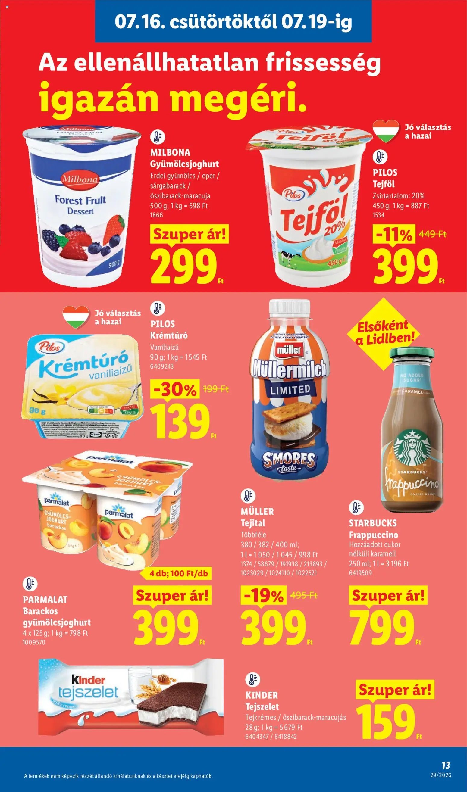 Lidl újság 2026.07.16. Lidl akciós újság