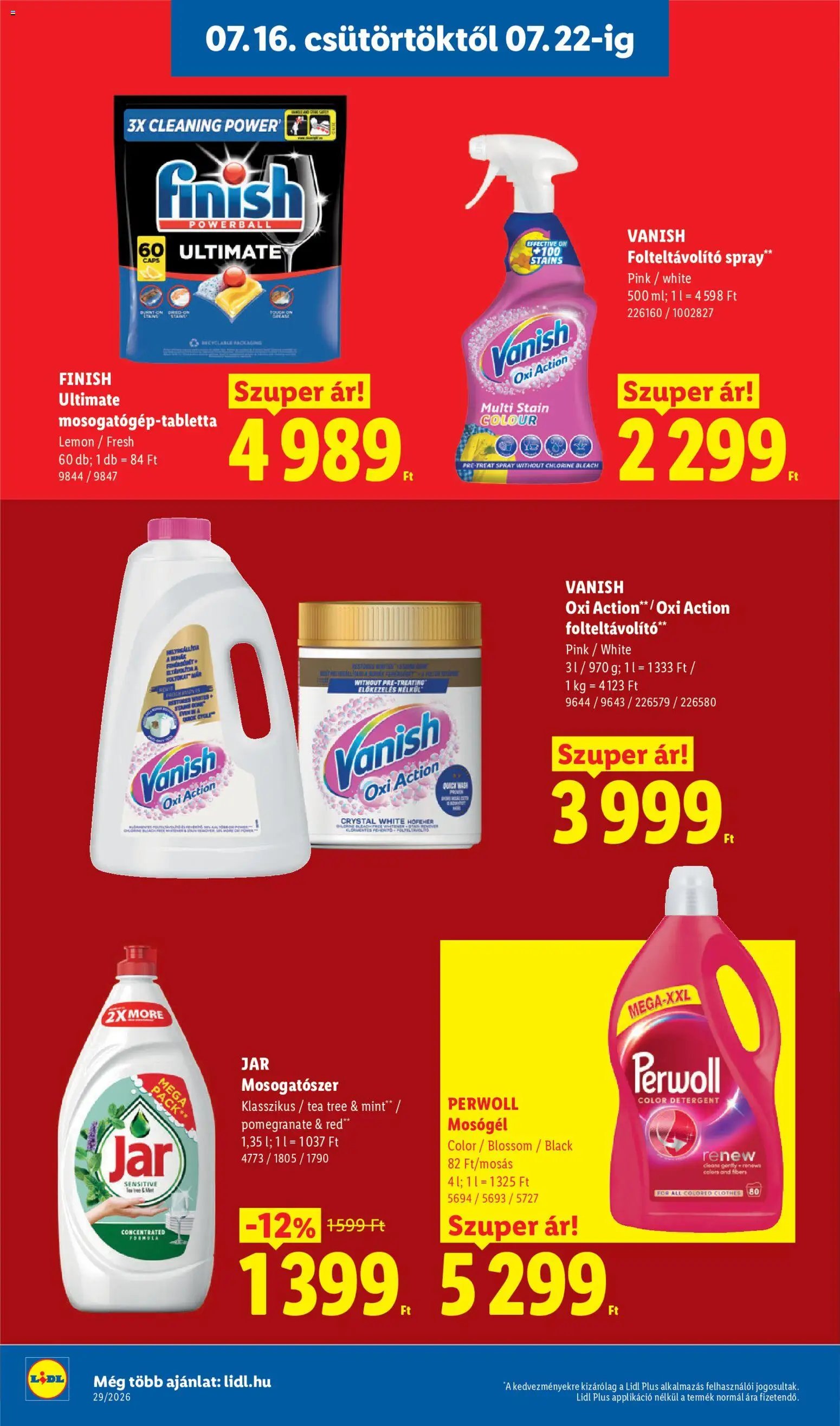 Lidl újság 2026.07.16. Lidl akciós újság