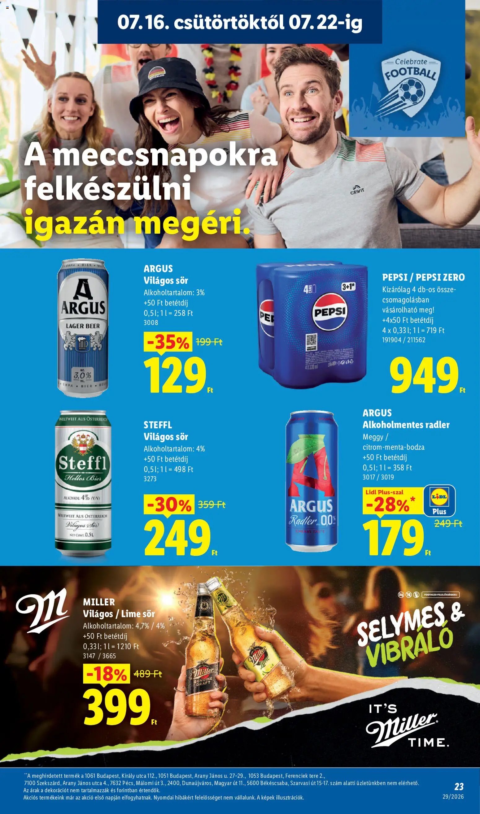Lidl újság 2026.07.16. Lidl akciós újság