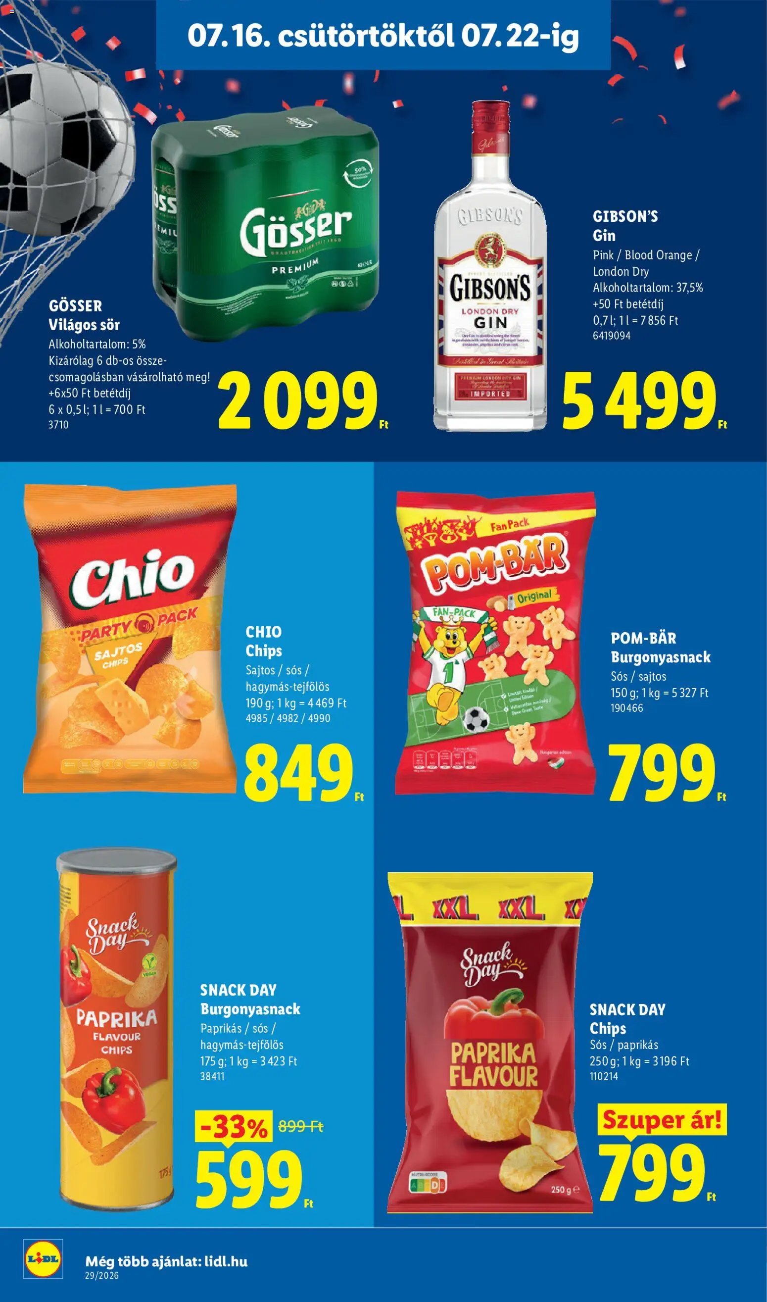 Lidl újság 2026.07.16. Lidl akciós újság