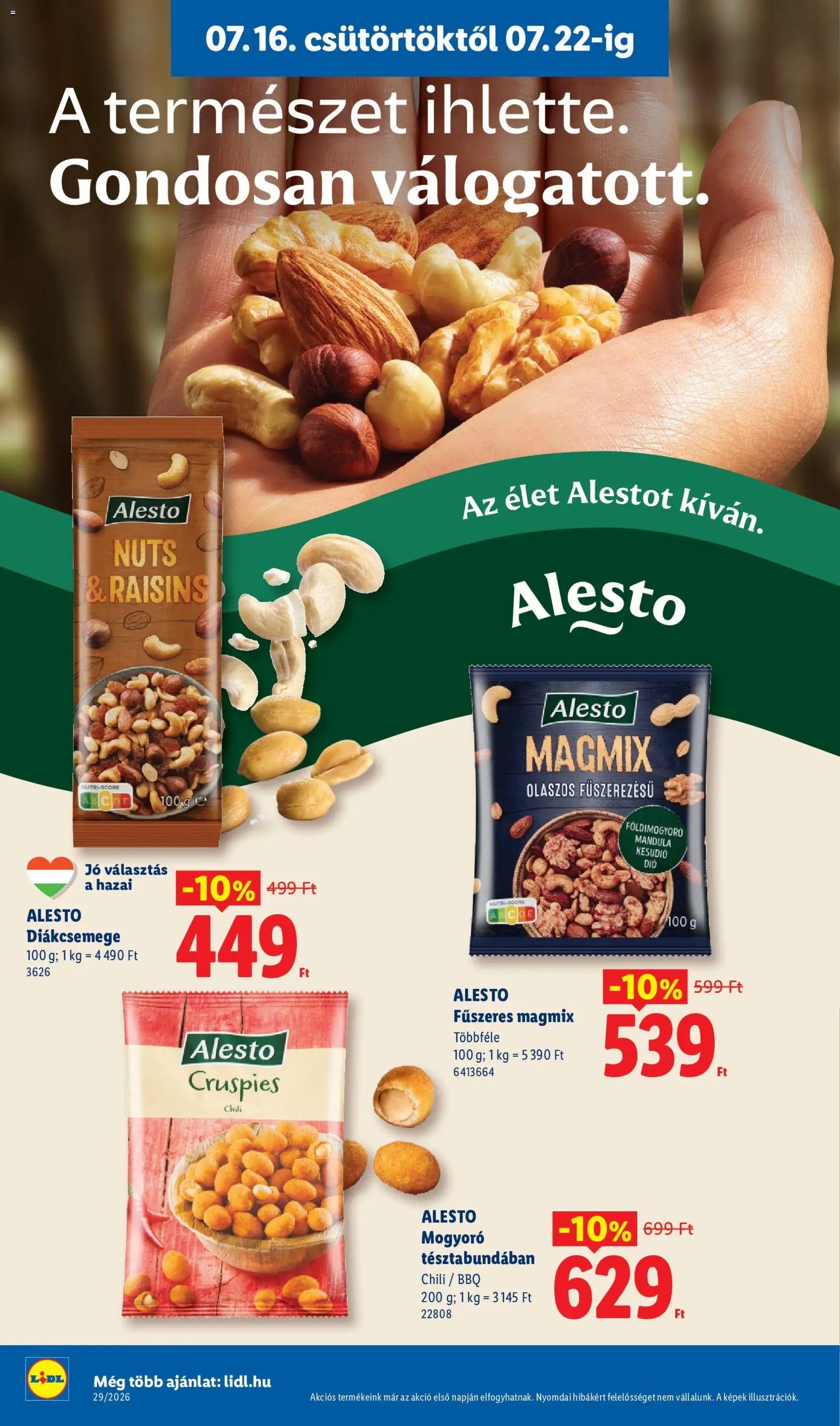 Lidl újság 2026.07.16. Lidl akciós újság