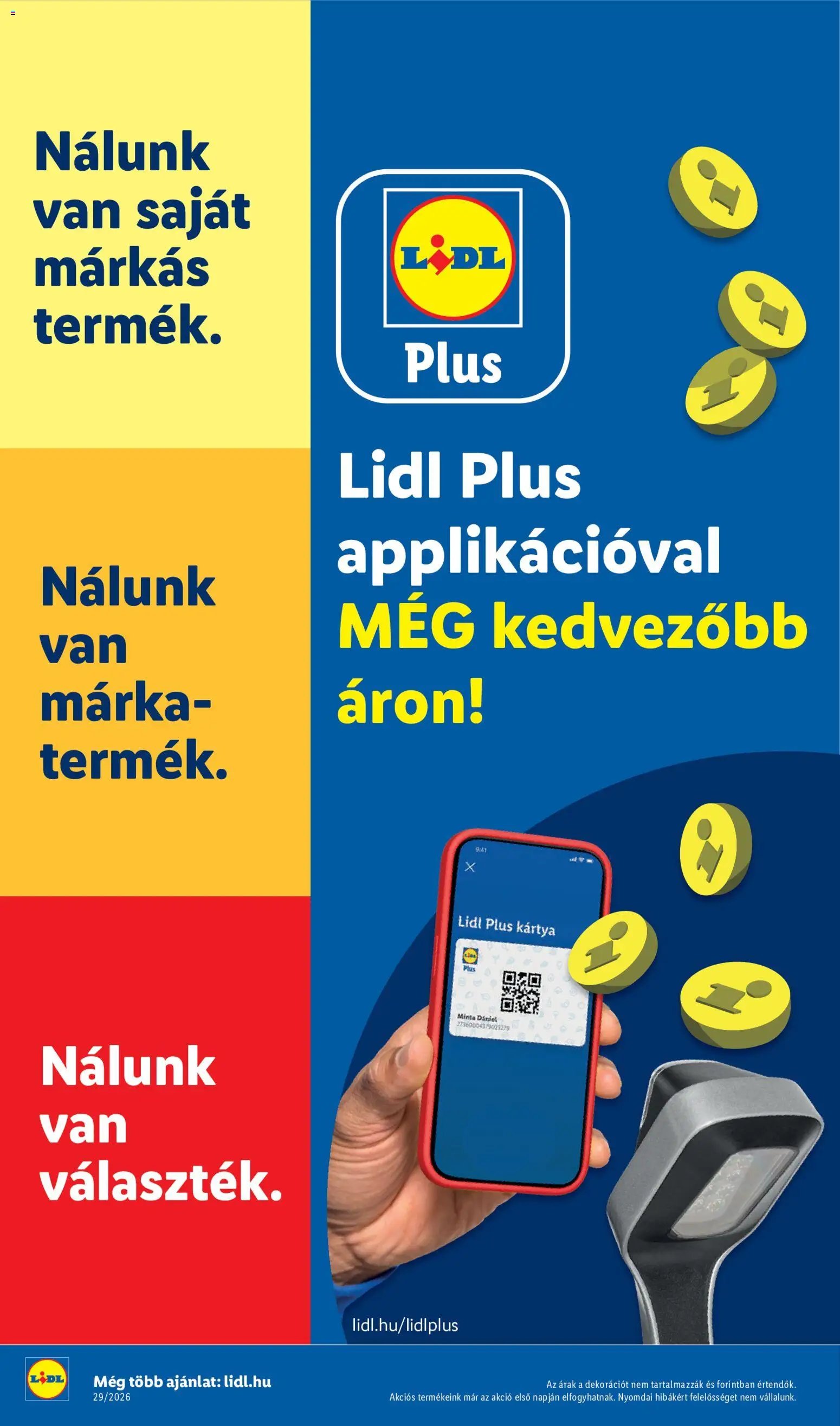 Lidl újság 2026.07.16. Lidl akciós újság