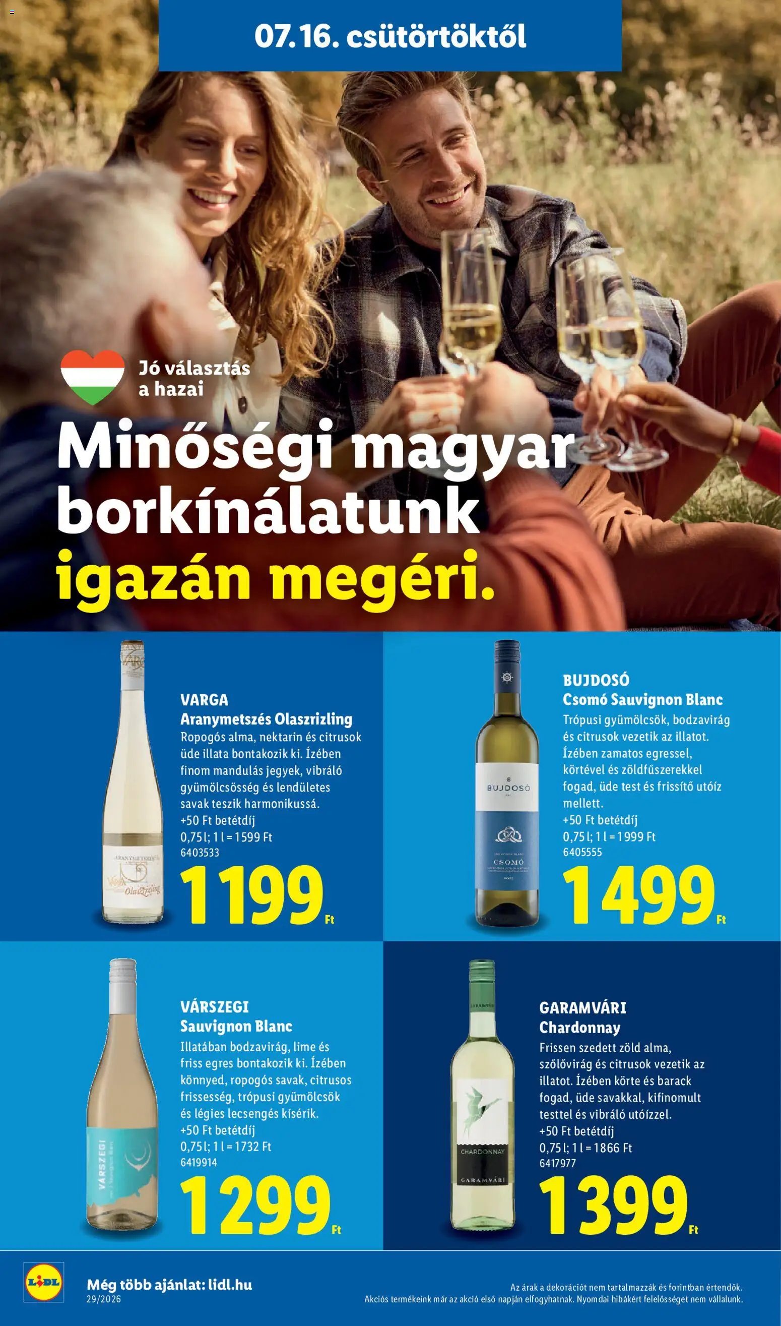 Lidl újság 2026.07.16. Lidl akciós újság