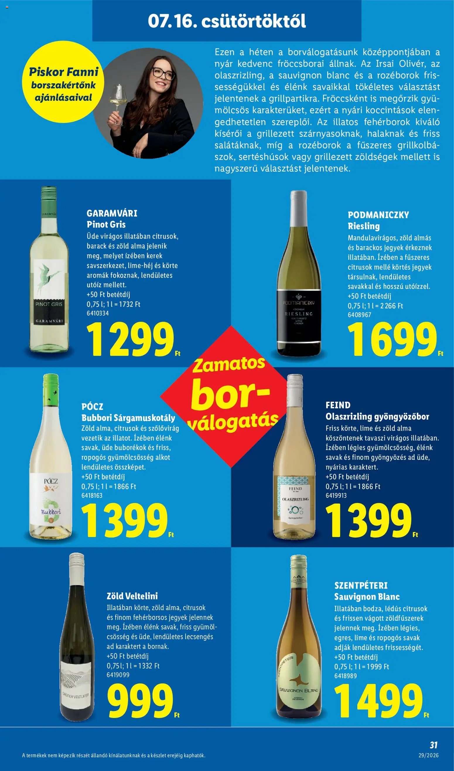 Lidl újság 2026.07.16. Lidl akciós újság