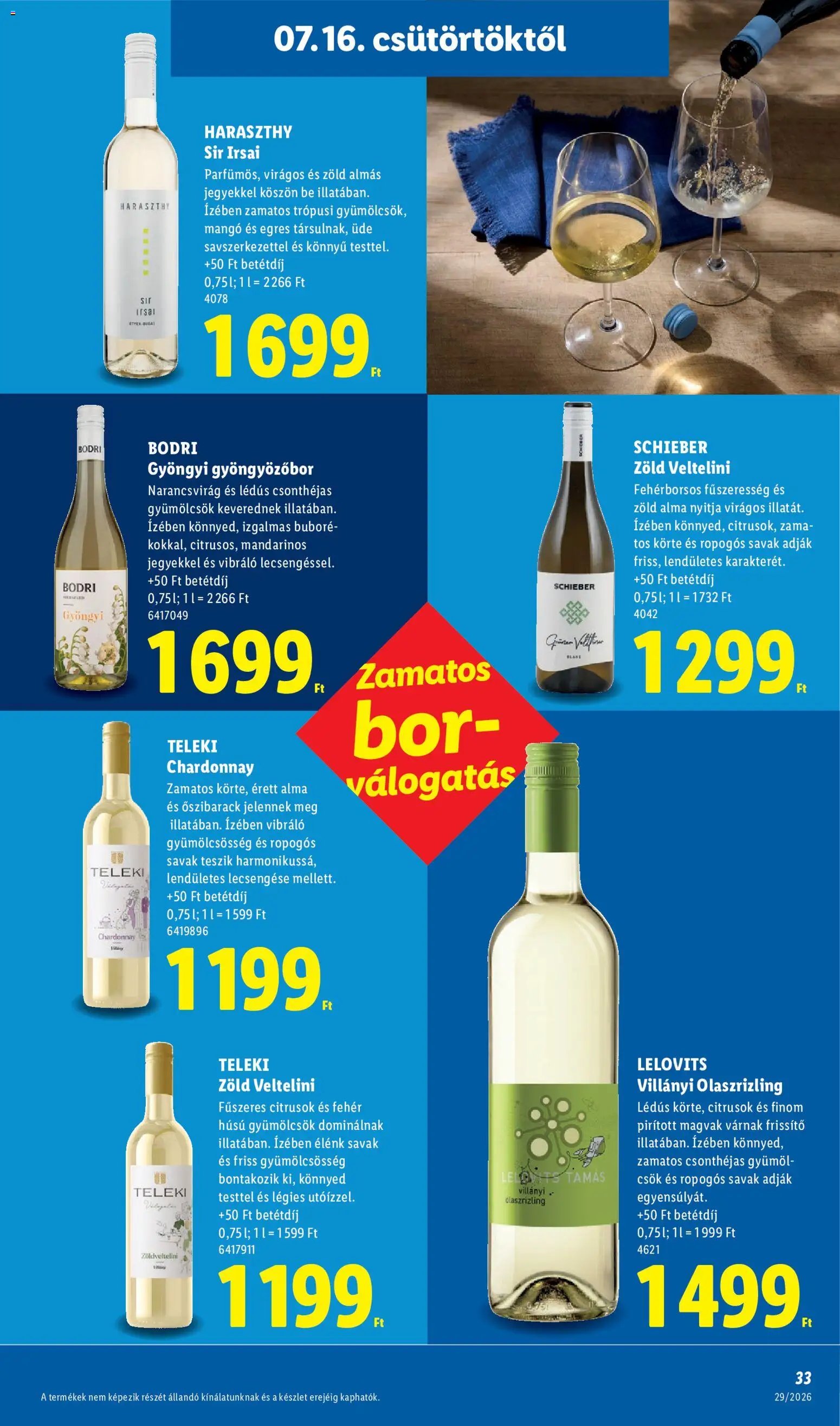 Lidl újság 2026.07.16. Lidl akciós újság
