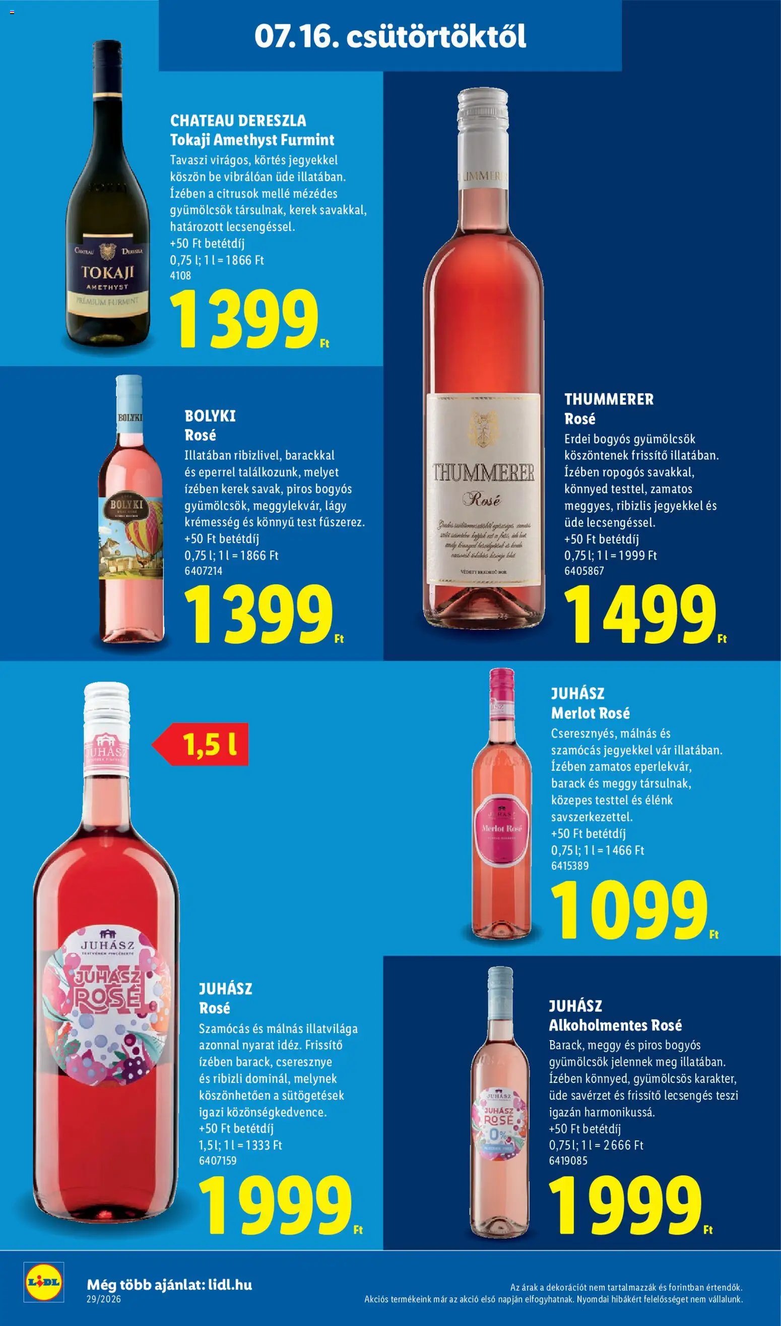 Lidl újság 2026.07.16. Lidl akciós újság