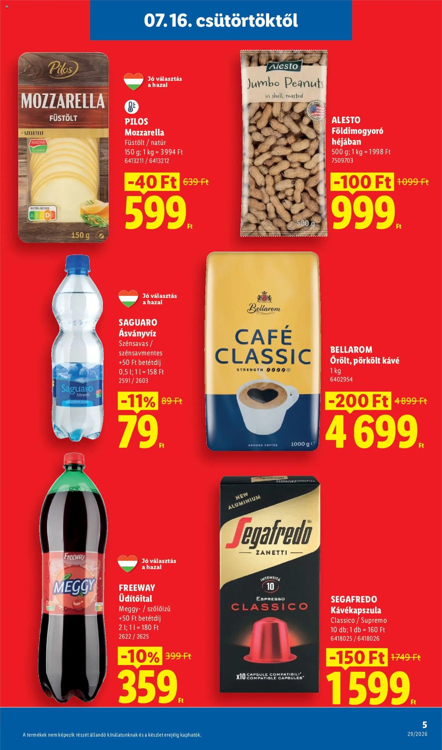 Lidl újság 2026.07.16. Lidl akciós újság