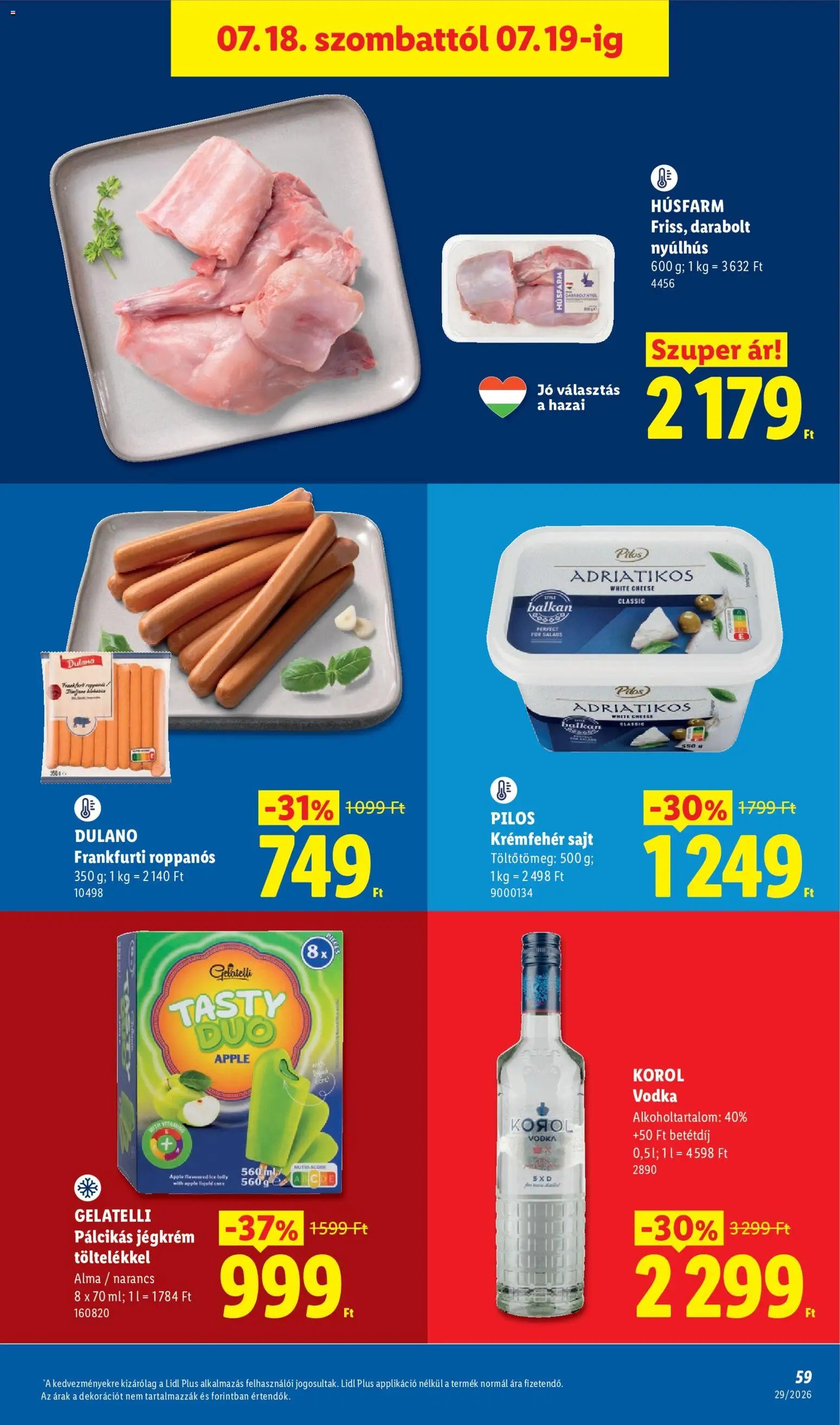 Lidl újság 2026.07.16. Lidl akciós újság