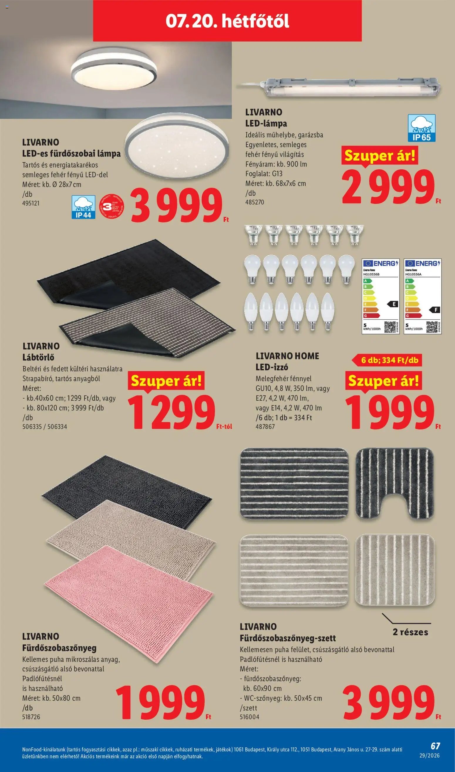 Lidl újság 2026.07.16. Lidl akciós újság