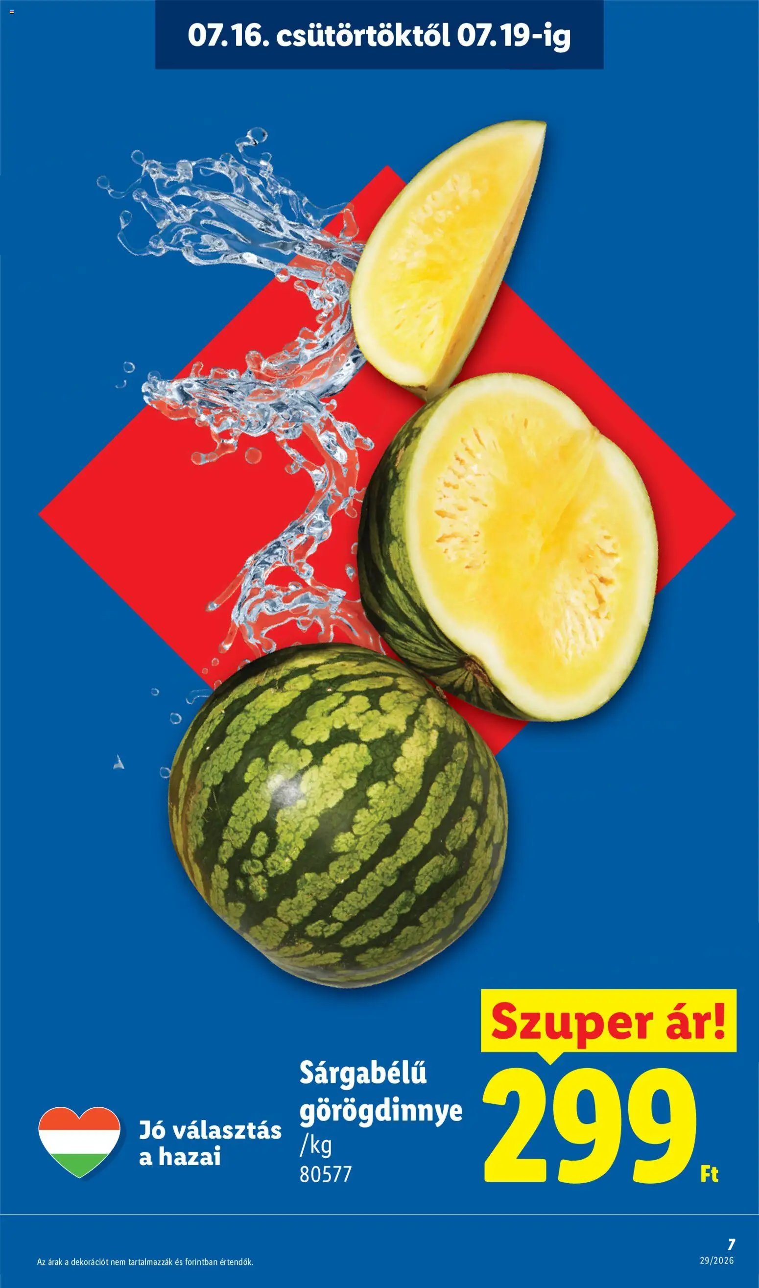 Lidl újság 2026.07.16. Lidl akciós újság