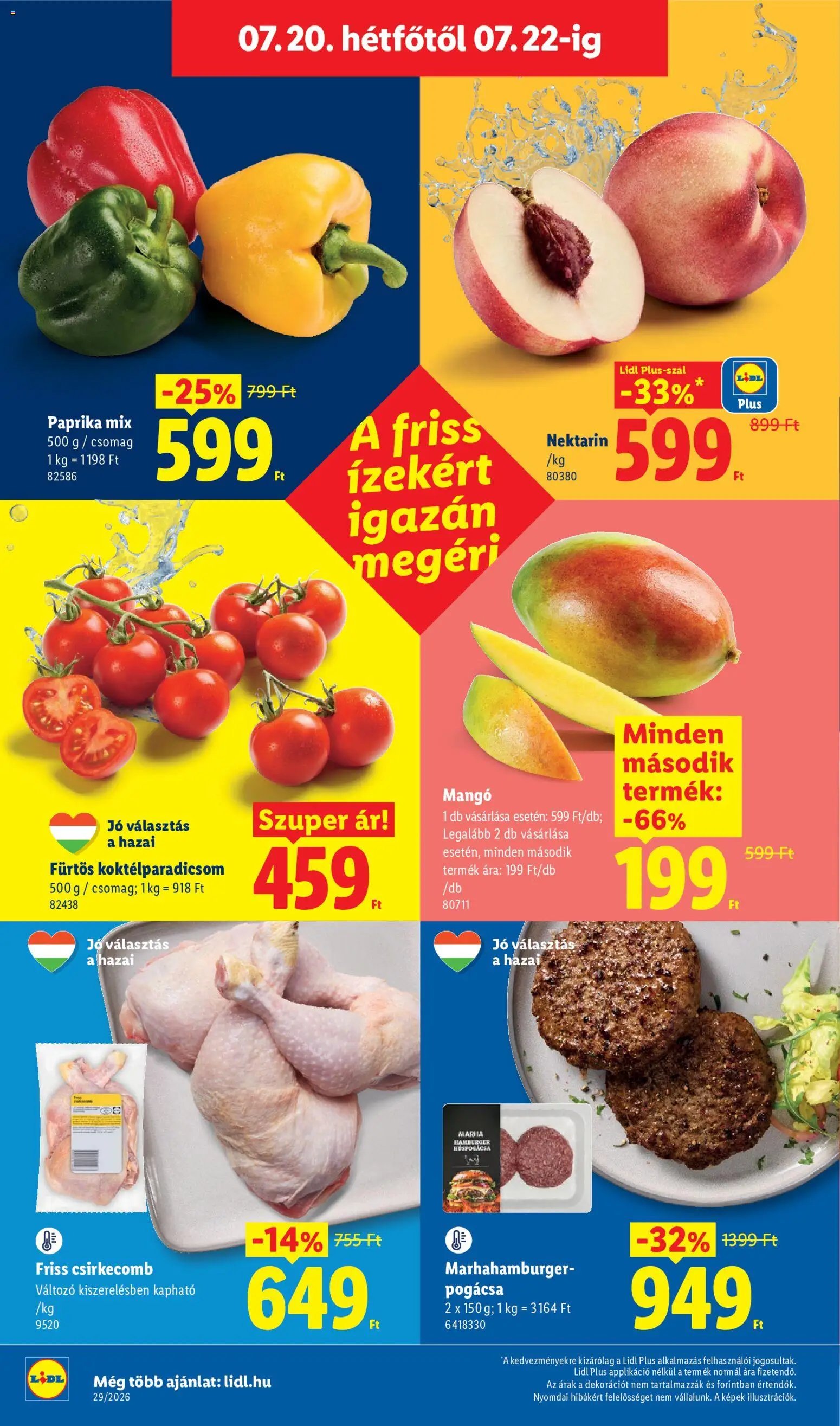 Lidl újság 2026.07.16. Lidl akciós újság