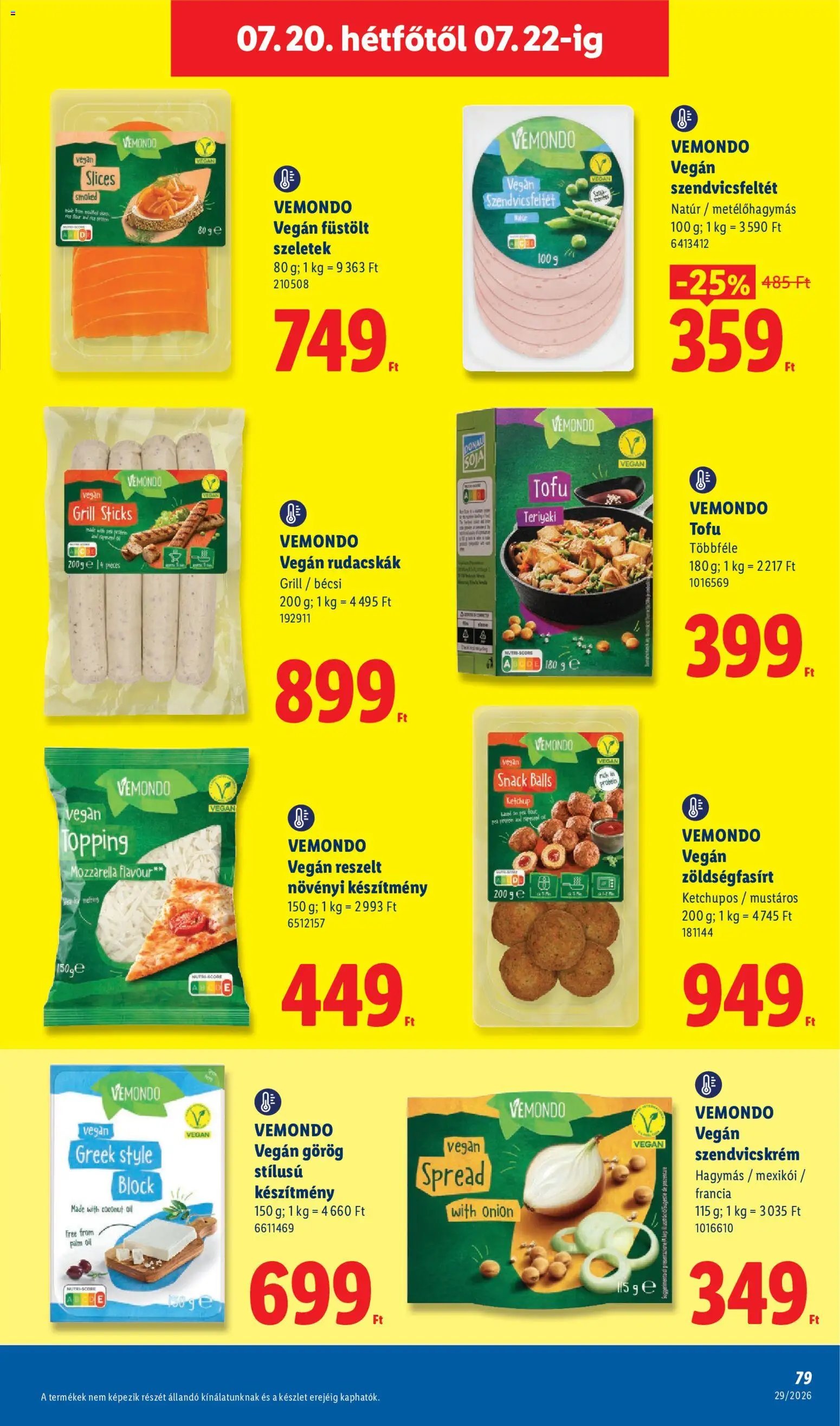 Lidl újság 2026.07.16. Lidl akciós újság