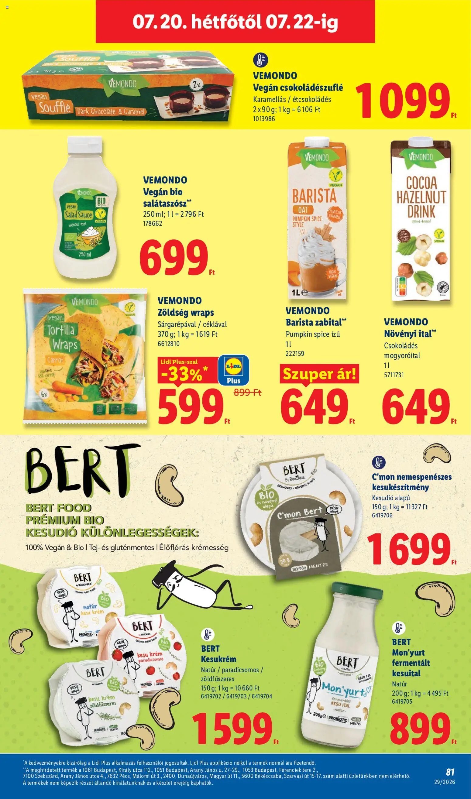 Lidl újság 2026.07.16. Lidl akciós újság