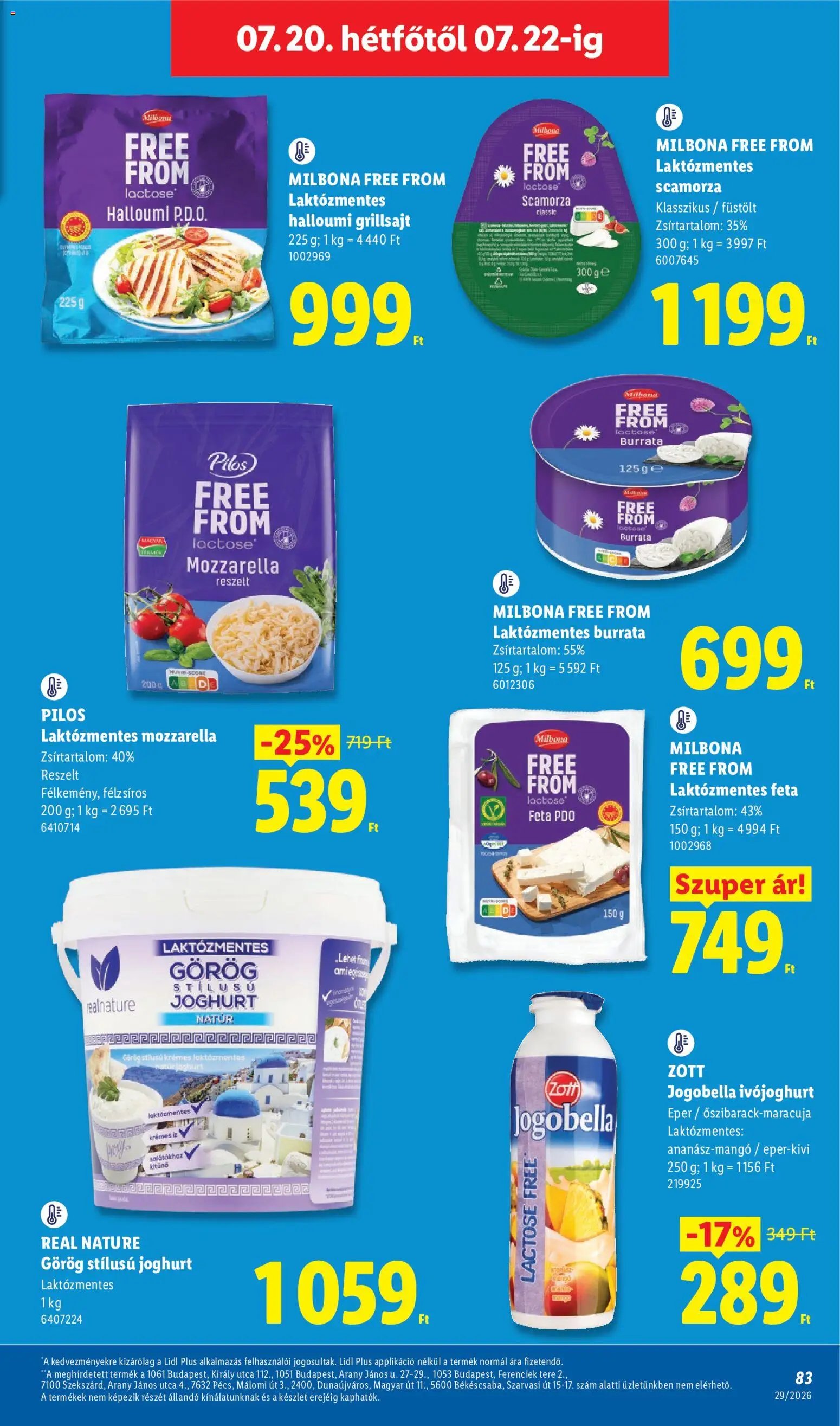 Lidl újság 2026.07.16. Lidl akciós újság