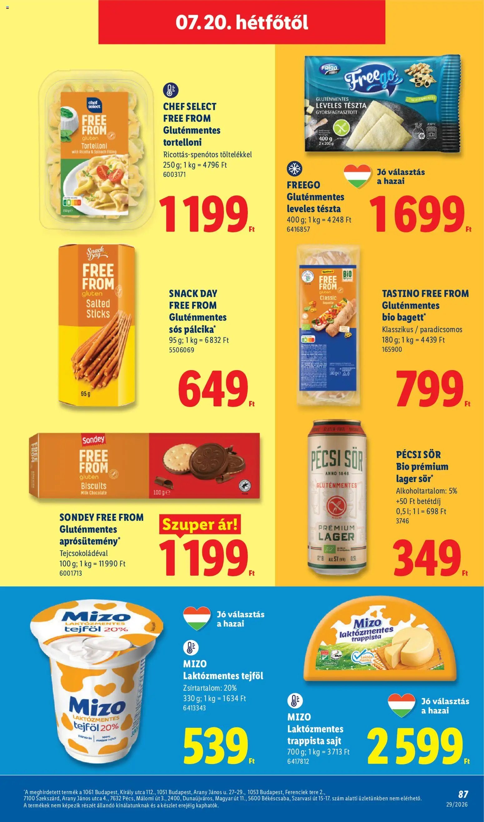 Lidl újság 2026.07.16. Lidl akciós újság