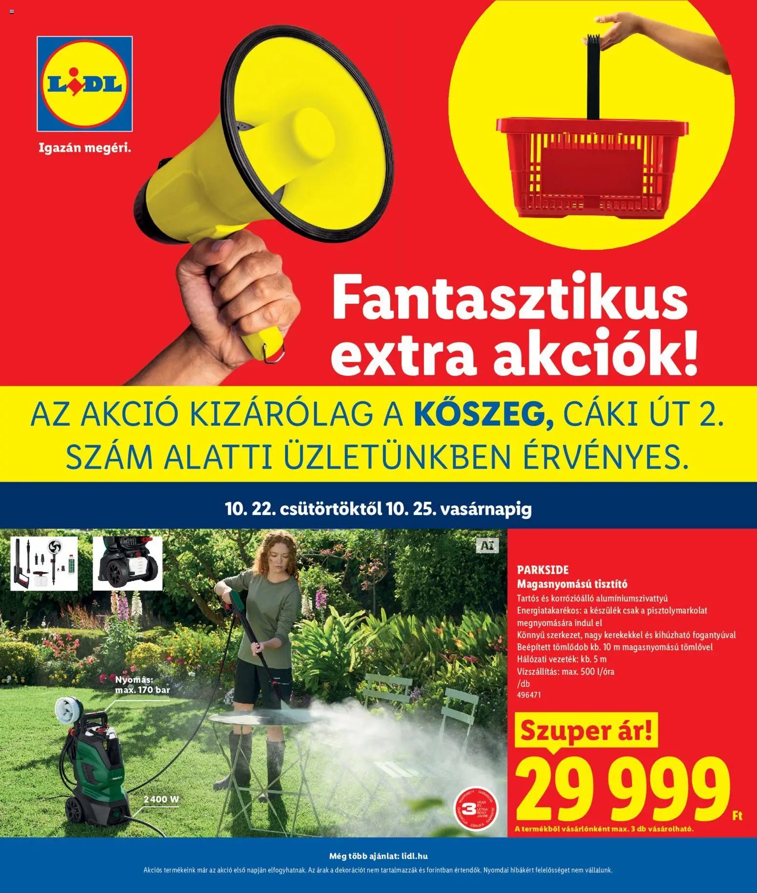 Lidl Kőszeg 2026.10.22. - lapozható formában szórólap ✳️
