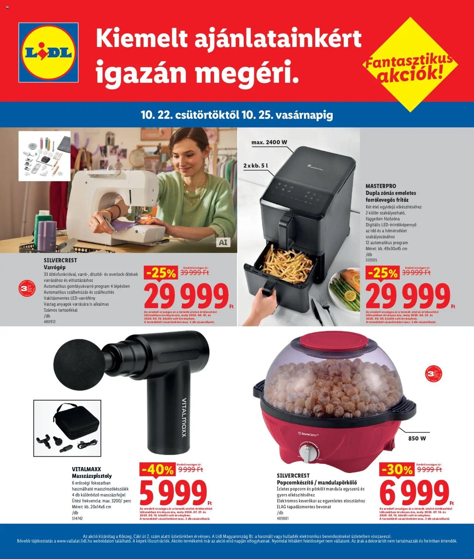 Lidl Kőszeg 2026.10.22. - lapozható formában szórólap ✳️