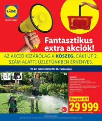 Lidl Kőszeg 2026.10.22. - lapozható formában szórólap ✳️