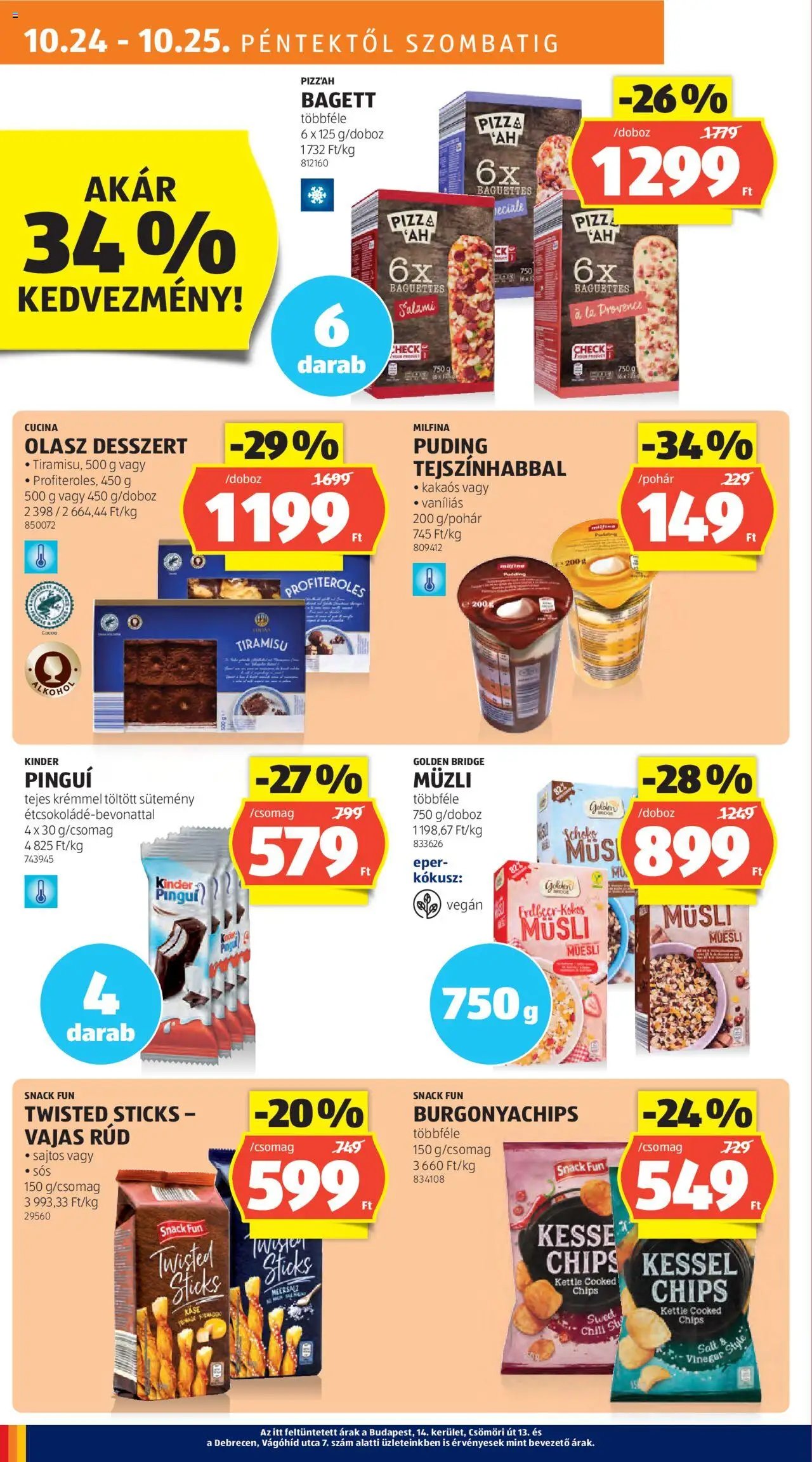 Aldi újság 2025.10.24. Akciós újság Aldi (2025-10-24 - 2025-10-29)