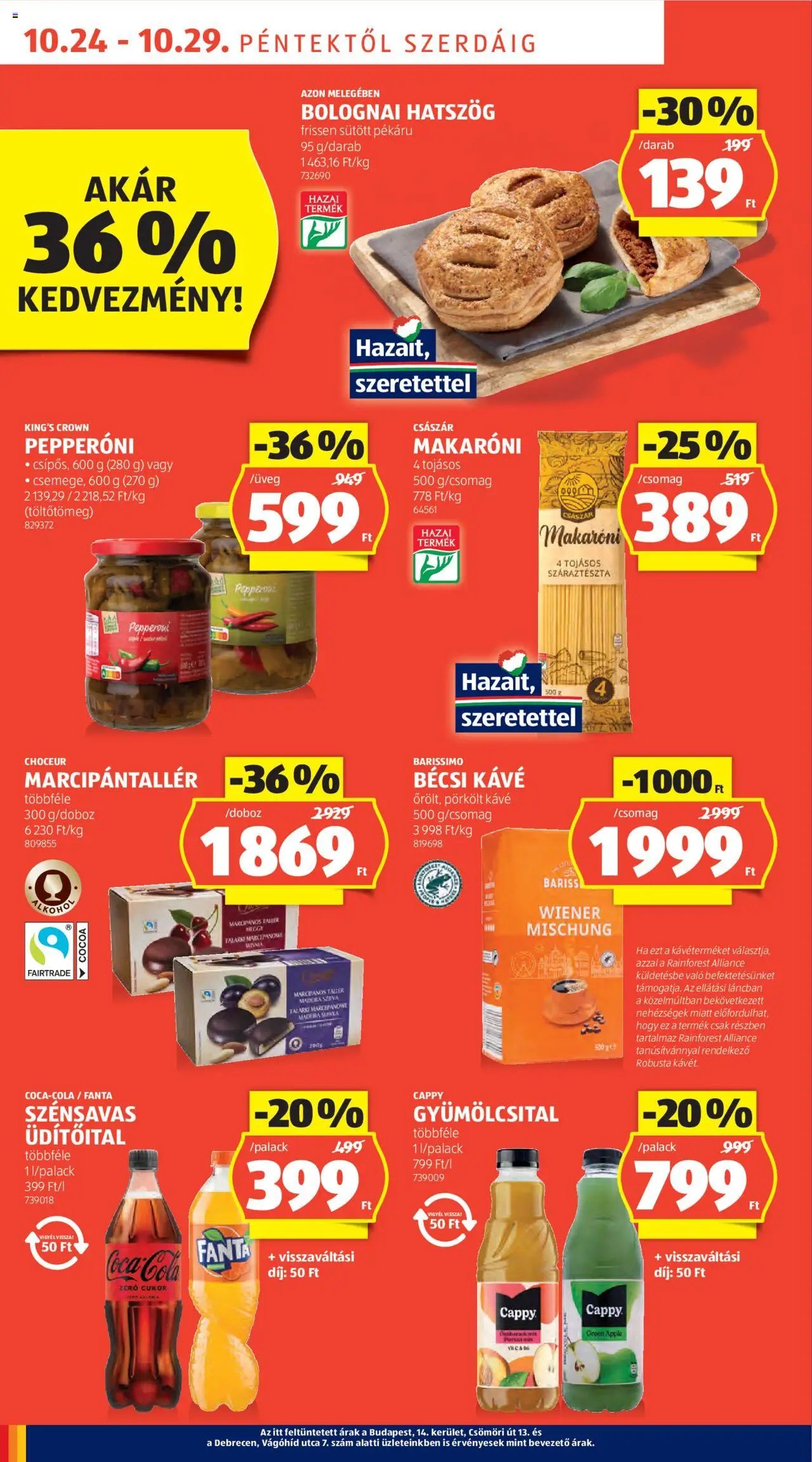 Aldi újság 2025.10.24. Akciós újság Aldi (2025-10-24 - 2025-10-29)