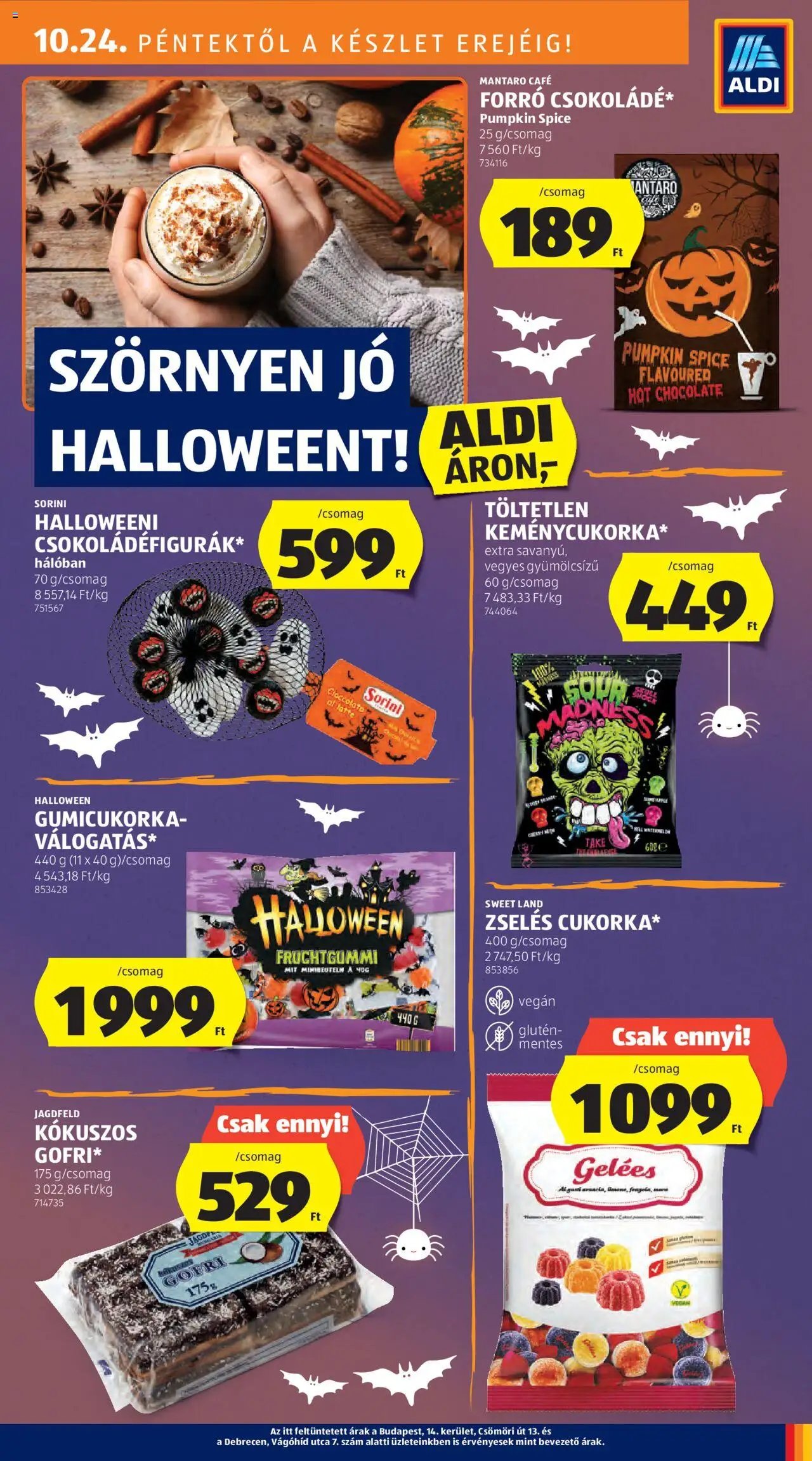 Aldi újság 2025.10.24. Akciós újság Aldi (2025-10-24 - 2025-10-29)