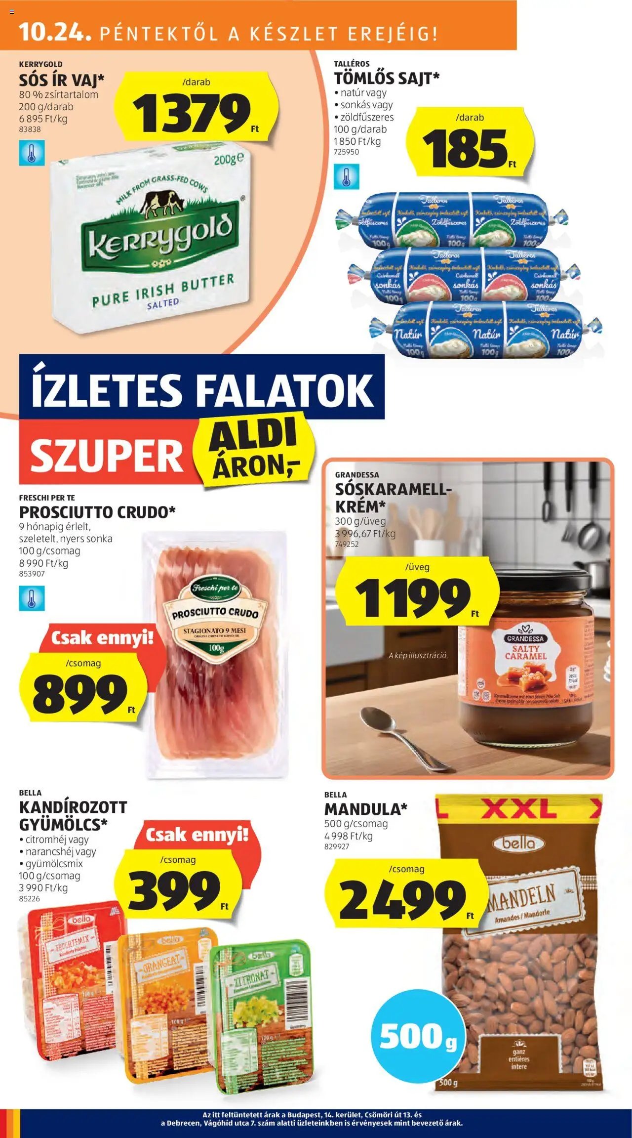 Aldi újság 2025.10.24. Akciós újság Aldi (2025-10-24 - 2025-10-29)