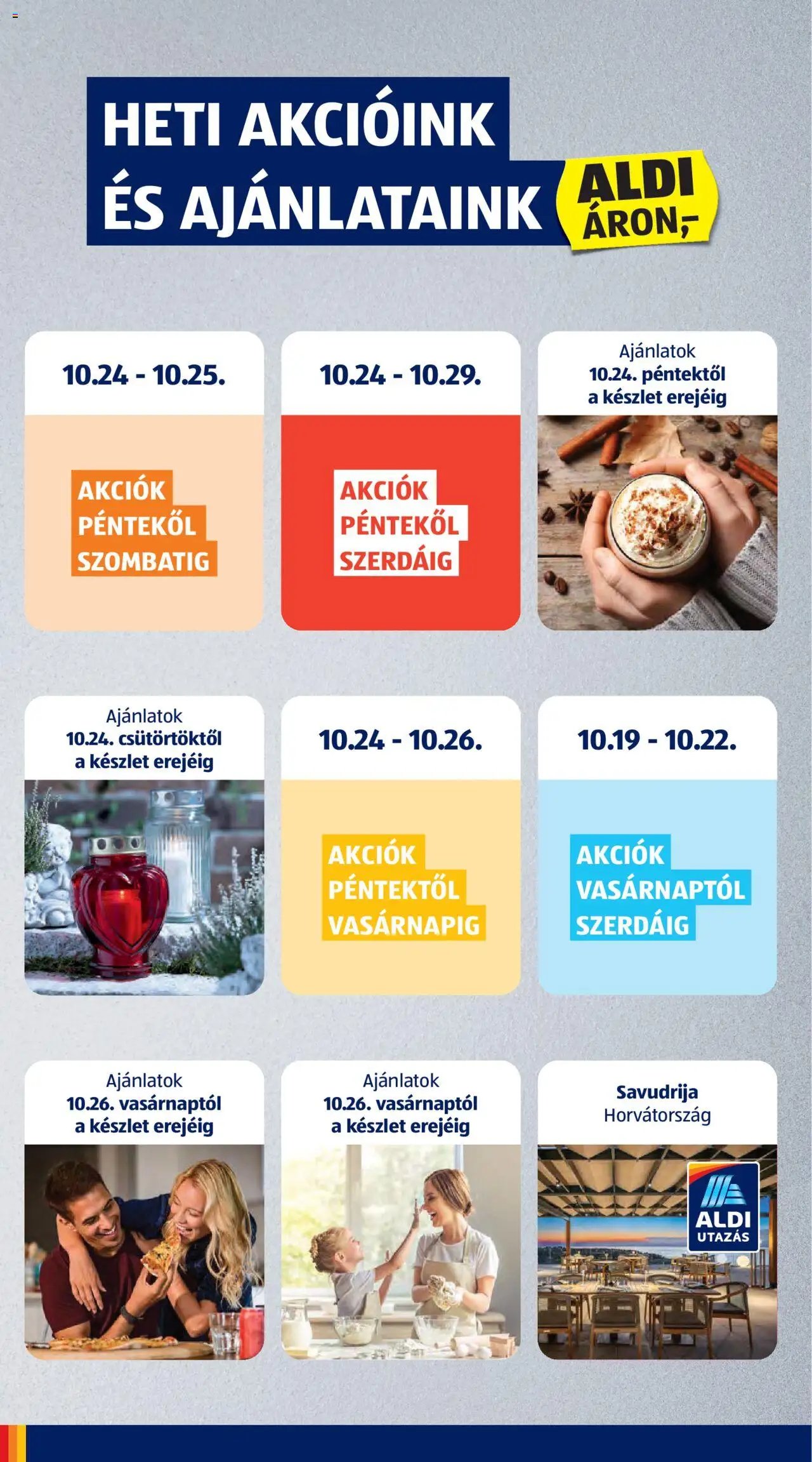 Aldi újság 2025.10.24. Akciós újság Aldi (2025-10-24 - 2025-10-29)