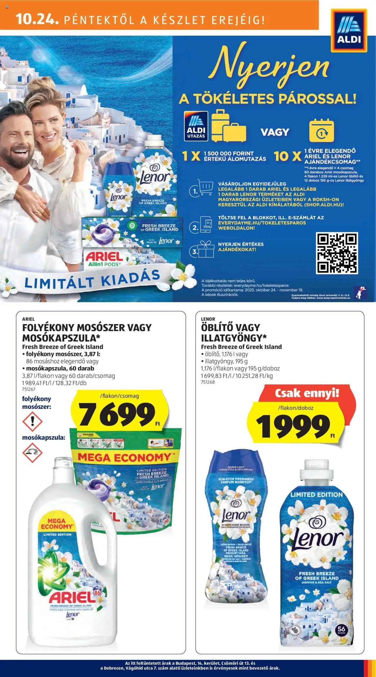 Aldi újság 2025.10.24. Akciós újság Aldi (2025-10-24 - 2025-10-29)