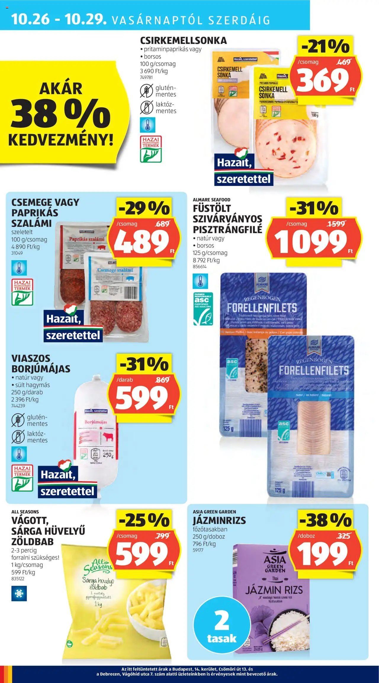 Aldi újság 2025.10.24. Akciós újság Aldi (2025-10-24 - 2025-10-29)