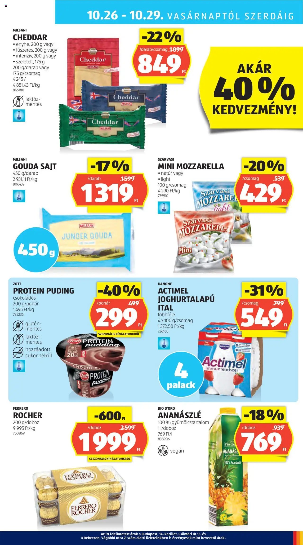 Aldi újság 2025.10.24. Akciós újság Aldi (2025-10-24 - 2025-10-29)