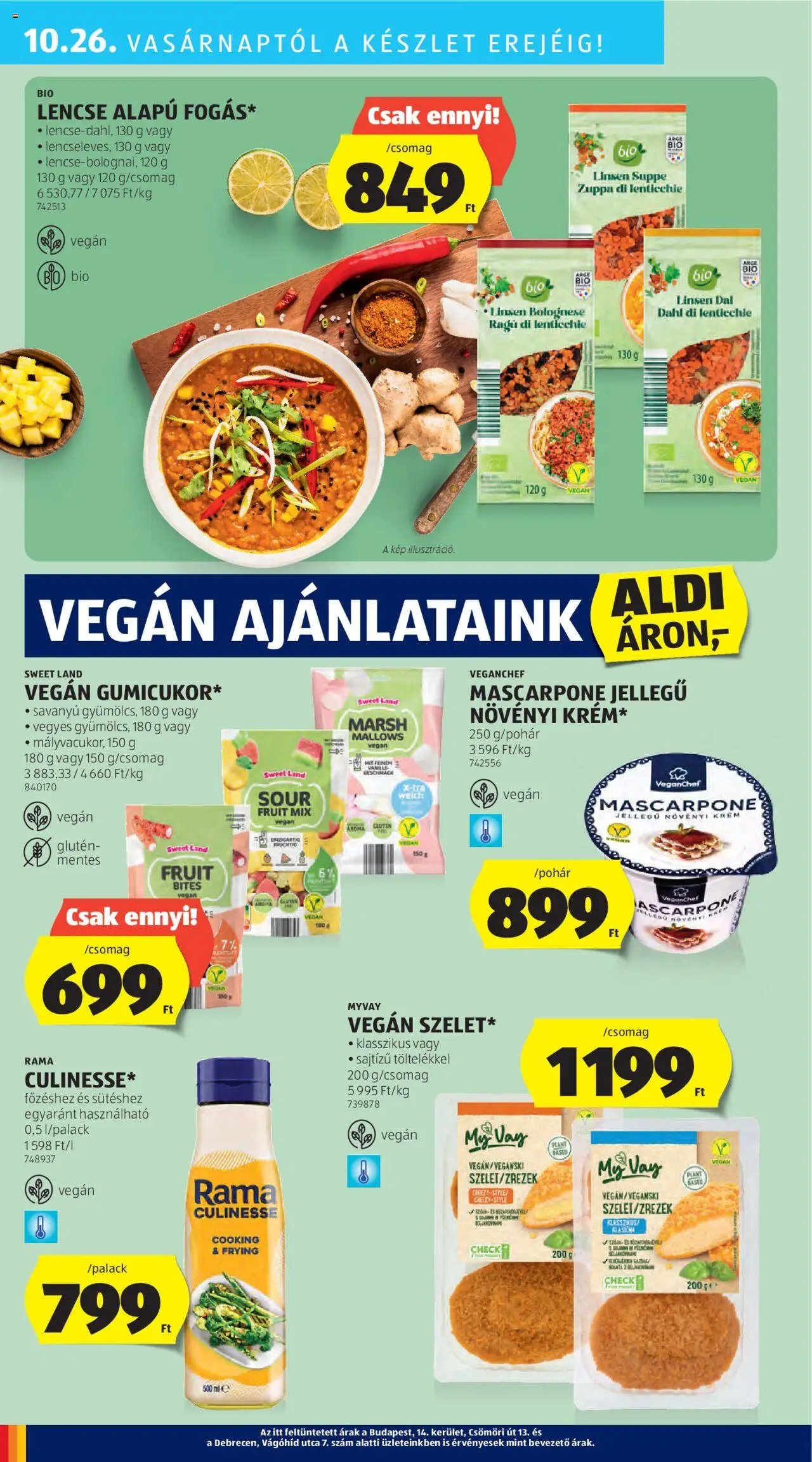 Aldi újság 2025.10.24. Akciós újság Aldi (2025-10-24 - 2025-10-29)