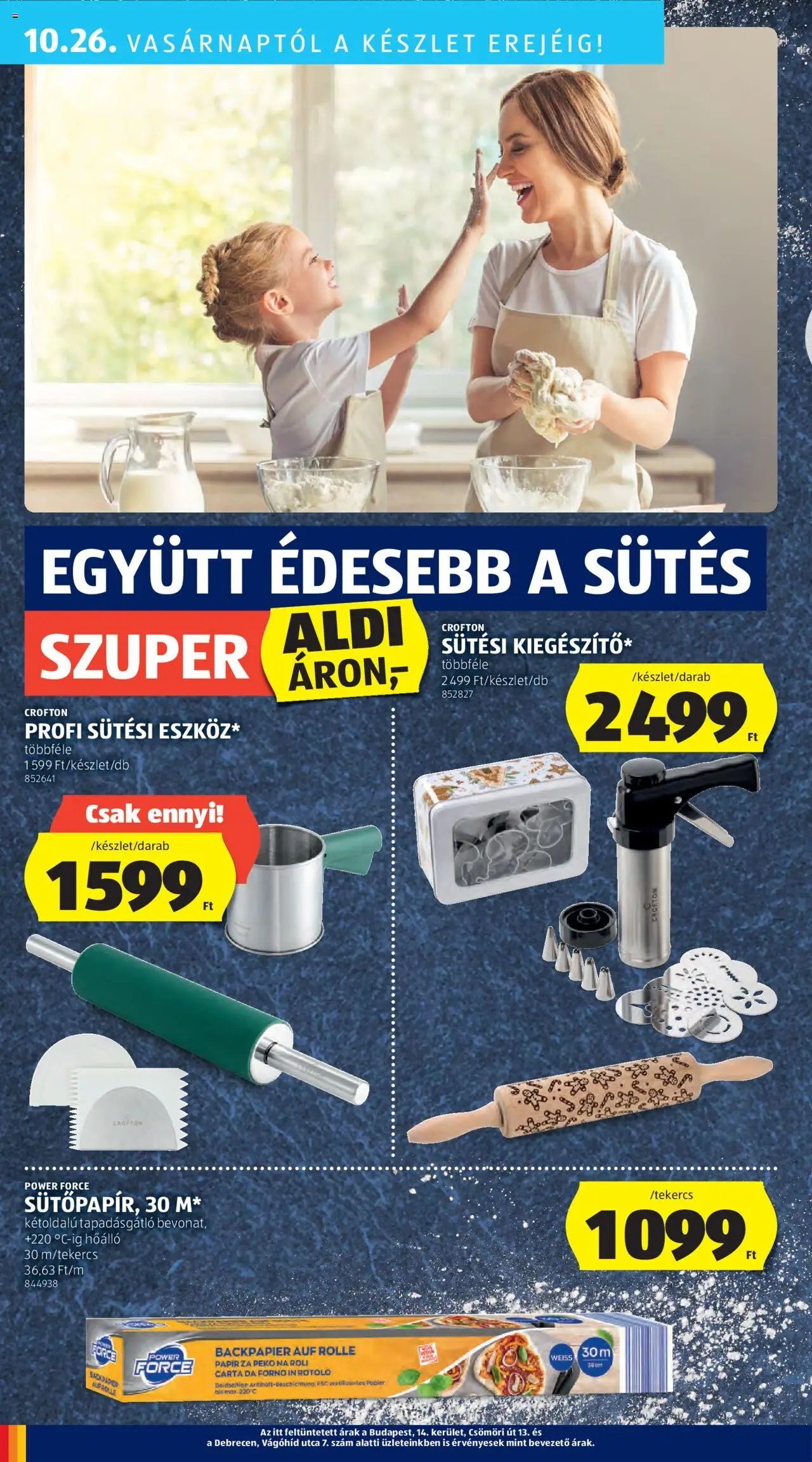 Aldi újság 2025.10.24. Akciós újság Aldi (2025-10-24 - 2025-10-29)